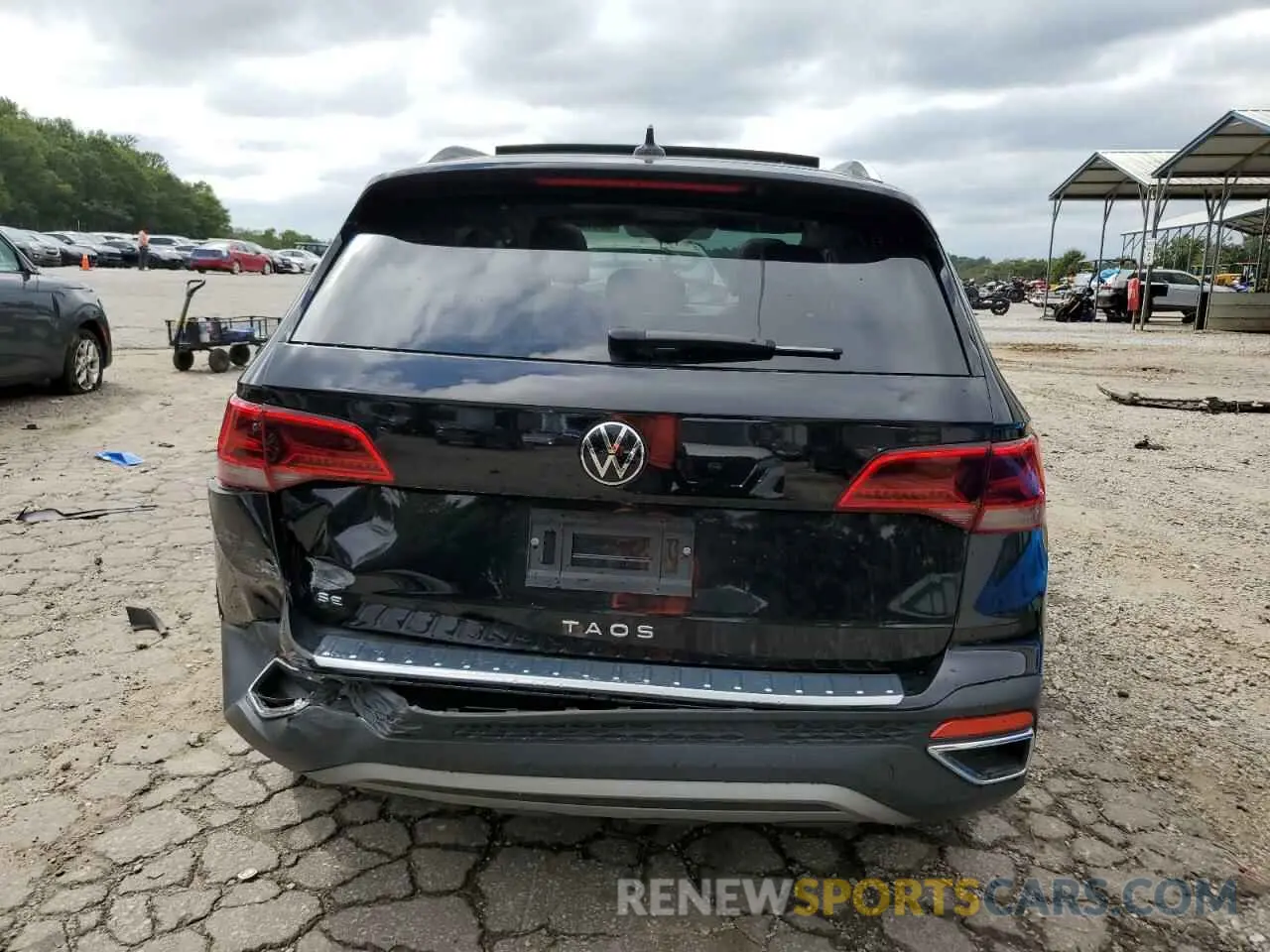 6 fotografías del automóvil dañado 3VVLX7B2XNM096726 VOLKSWAGEN TAOS SE IQ 2022