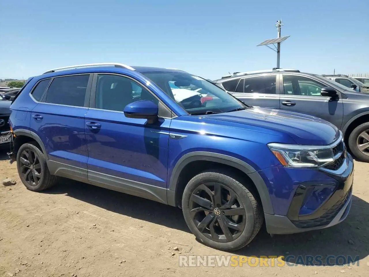 4 fotografías del automóvil dañado 3VV1X7B28NM013222 VOLKSWAGEN TAOS SEL 2022