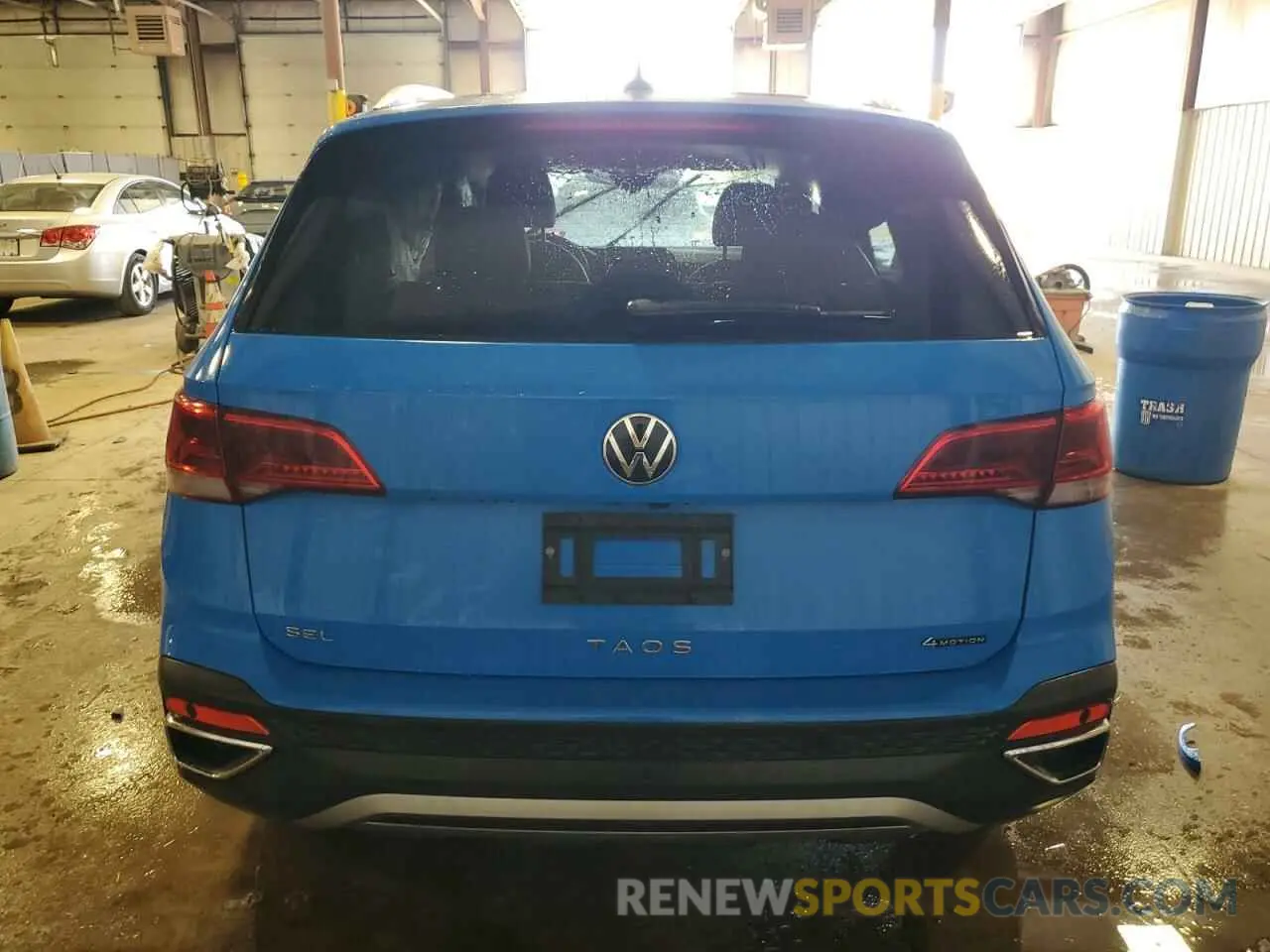 6 fotografías del automóvil dañado 3VV2X7B20NM035459 VOLKSWAGEN TAOS SEL 2022