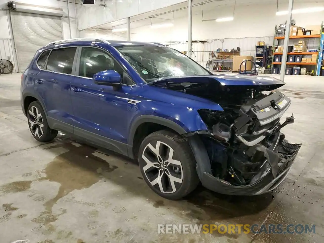 4 fotografías del automóvil dañado 3VV2X7B22NM019053 VOLKSWAGEN TAOS SEL 2022