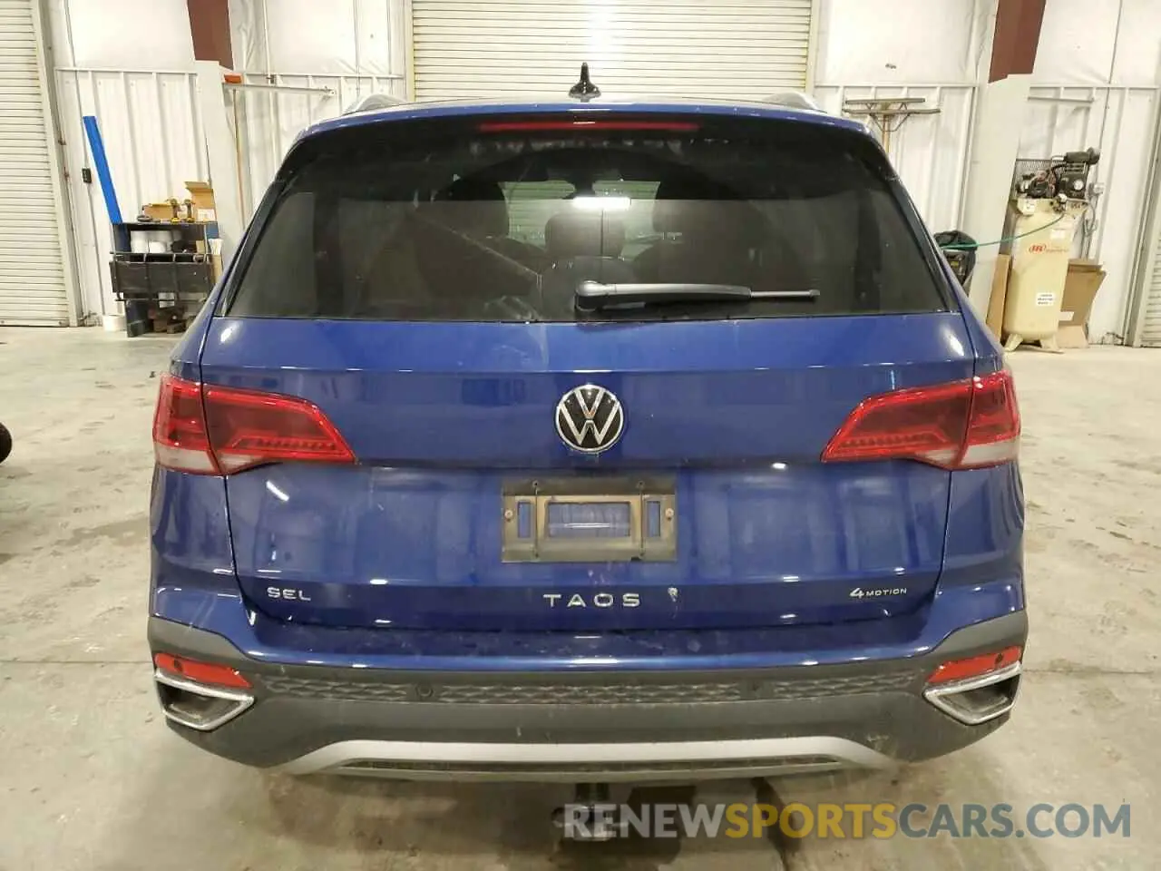 6 fotografías del automóvil dañado 3VV2X7B22NM019053 VOLKSWAGEN TAOS SEL 2022