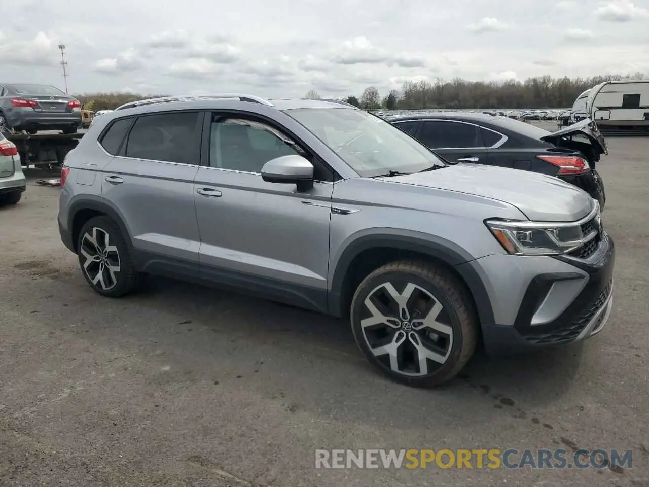 4 fotografías del automóvil dañado 3VV2X7B22NM061206 VOLKSWAGEN TAOS SEL 2022
