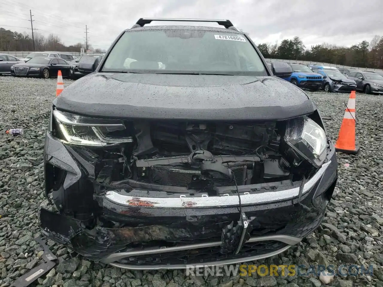 5 fotografías del automóvil dañado 3VV2X7B29NM089620 VOLKSWAGEN TAOS SEL 2022