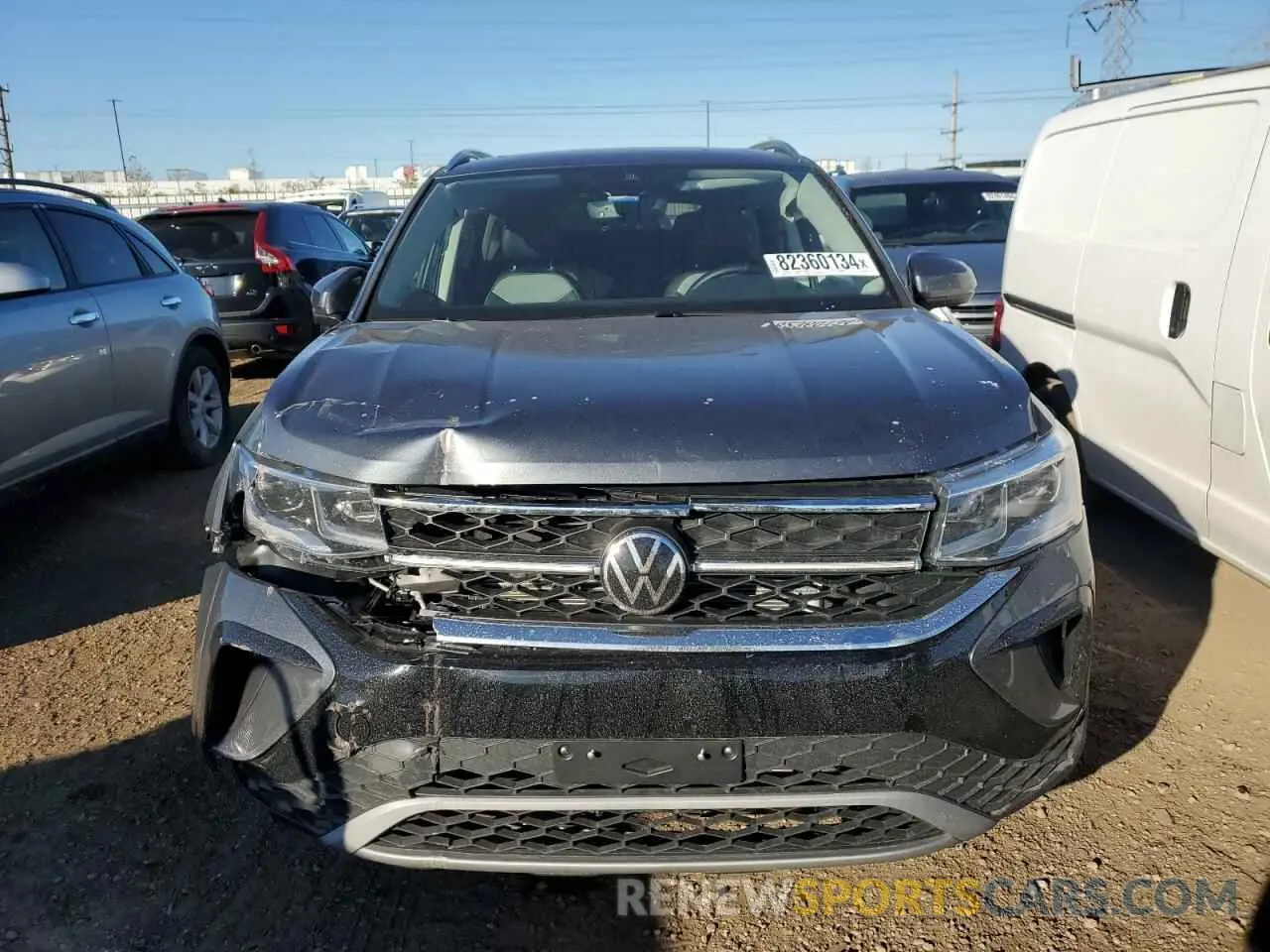 5 fotografías del automóvil dañado 3VV4X7B25RM046164 VOLKSWAGEN TAOS SEL 2024