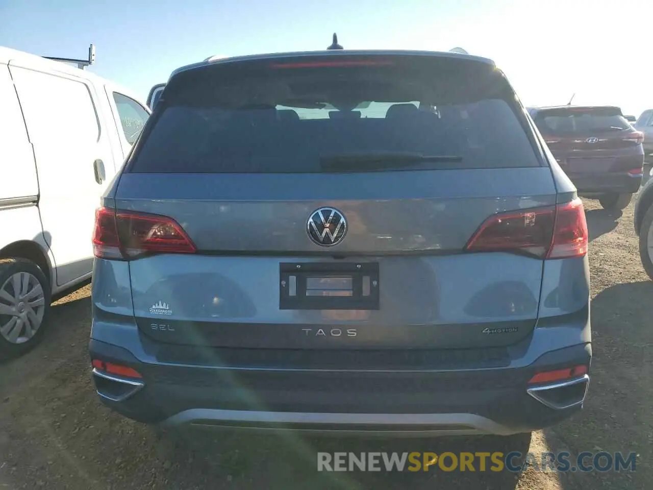 6 fotografías del automóvil dañado 3VV4X7B25RM046164 VOLKSWAGEN TAOS SEL 2024