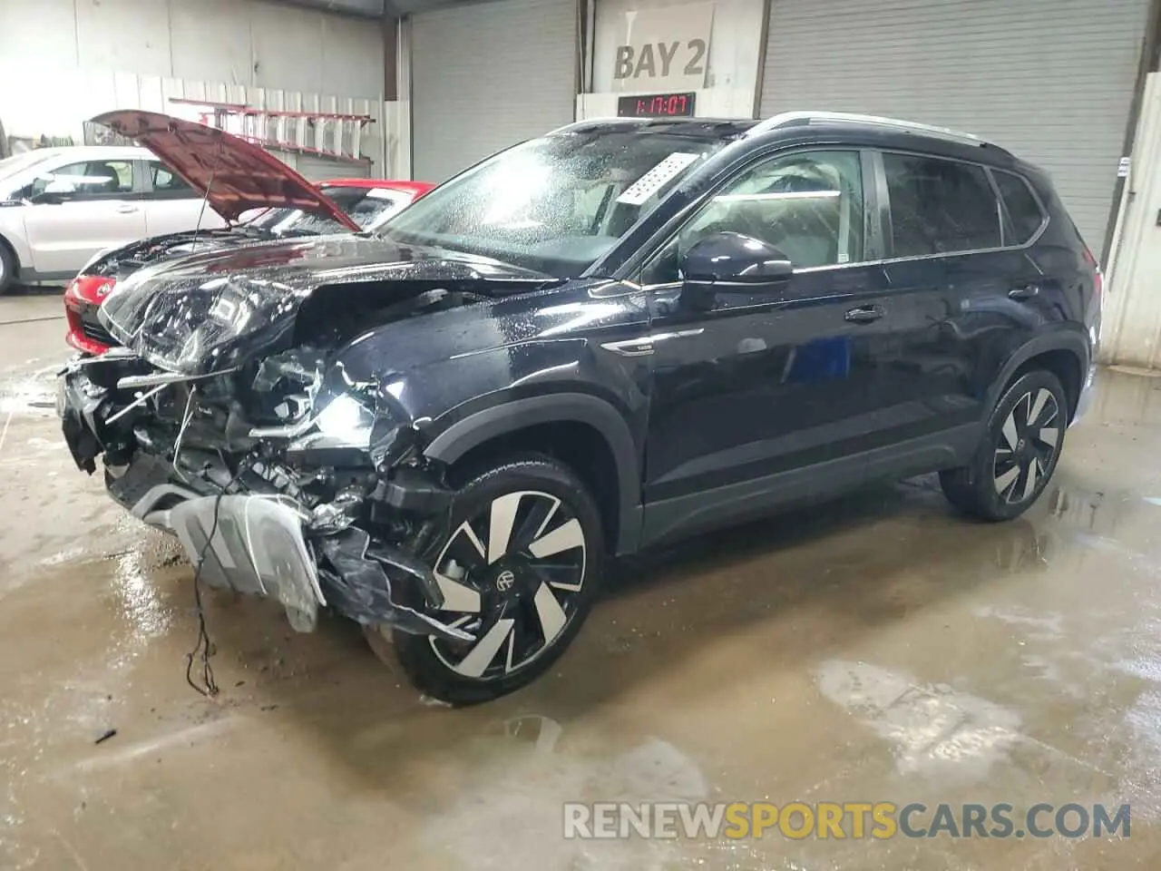 1 fotografías del automóvil dañado 3VV4X7B26RM109627 VOLKSWAGEN TAOS SEL 2024