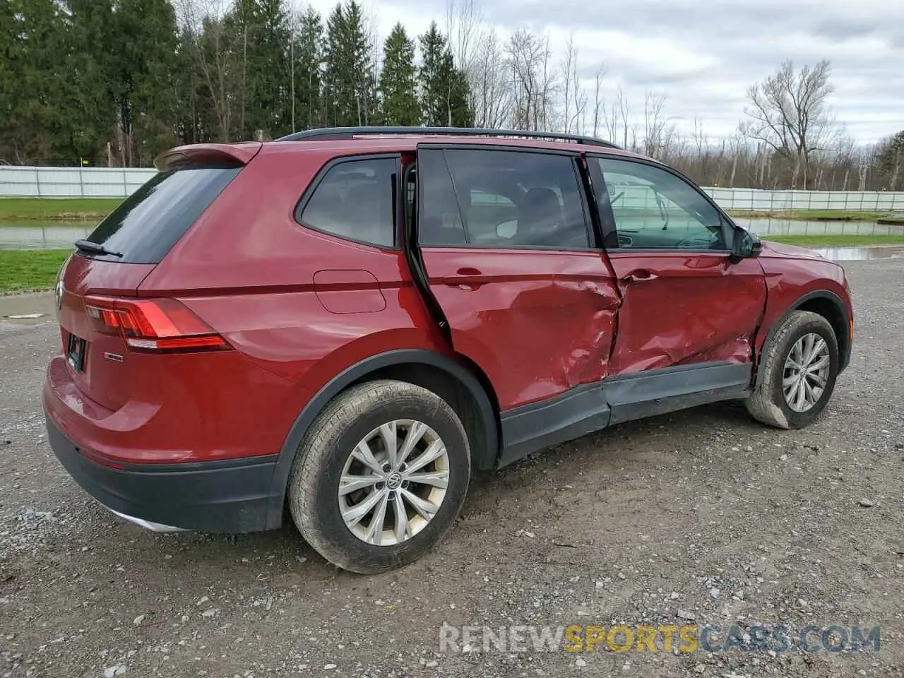 3 fotografías del automóvil dañado 3VV0B7AX0KM162033 VOLKSWAGEN TIGUAN 2019
