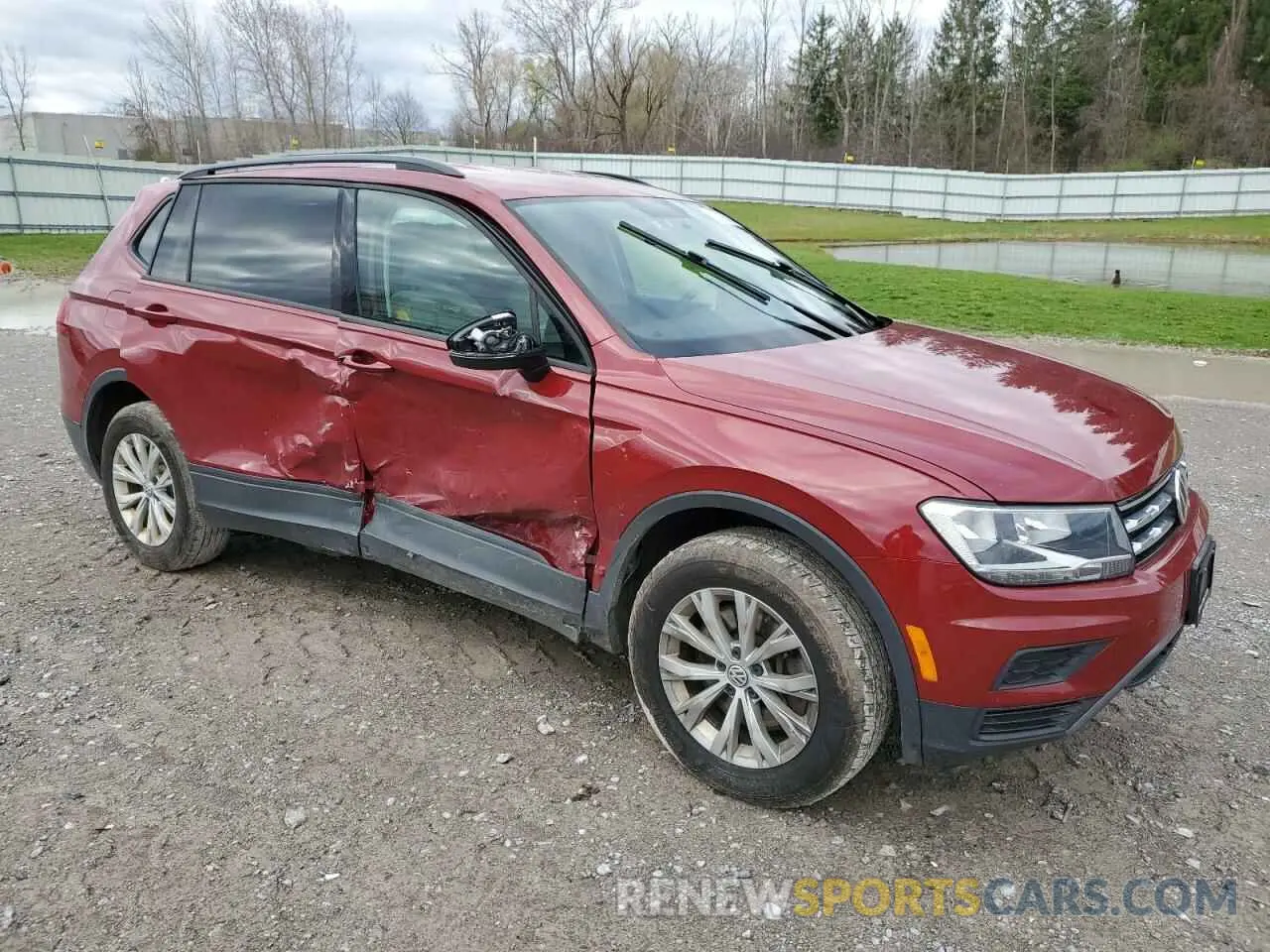 4 fotografías del automóvil dañado 3VV0B7AX0KM162033 VOLKSWAGEN TIGUAN 2019
