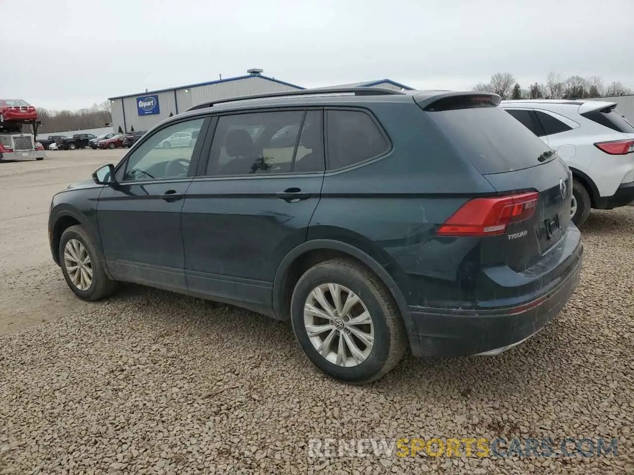 2 fotografías del automóvil dañado 3VV0B7AX5KM162349 VOLKSWAGEN TIGUAN 2019