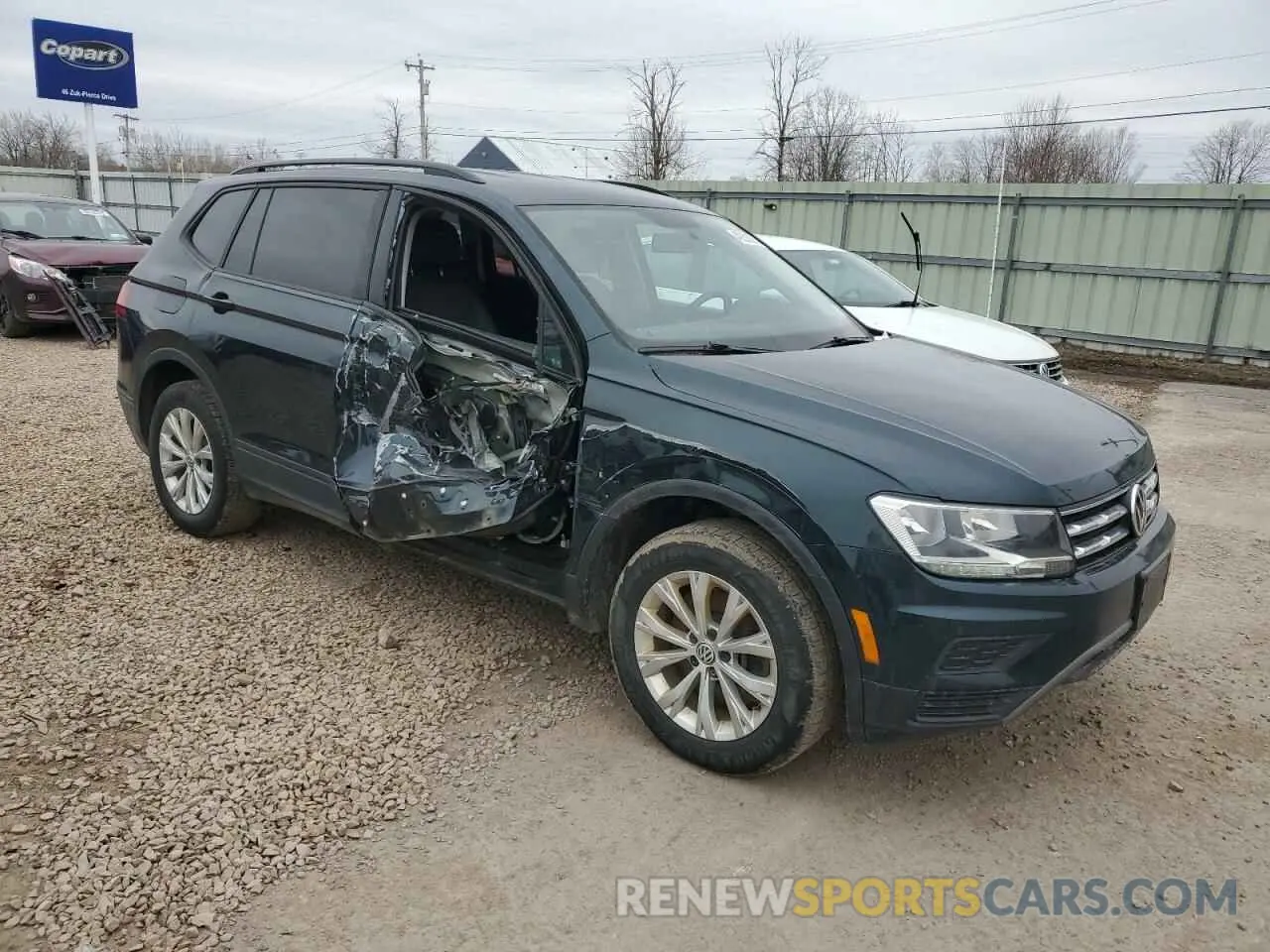 4 fotografías del automóvil dañado 3VV0B7AX5KM162349 VOLKSWAGEN TIGUAN 2019