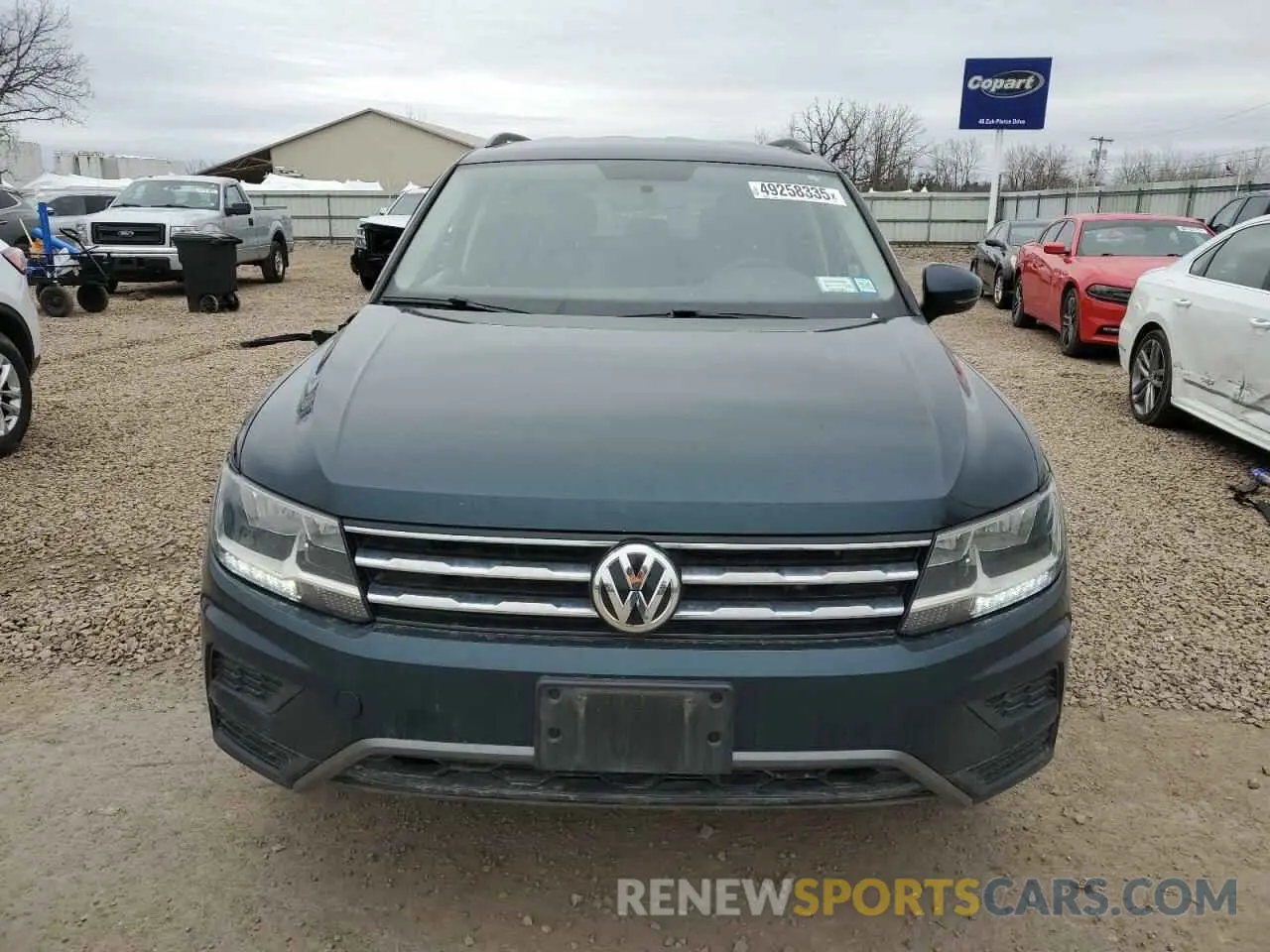 5 fotografías del automóvil dañado 3VV0B7AX5KM162349 VOLKSWAGEN TIGUAN 2019