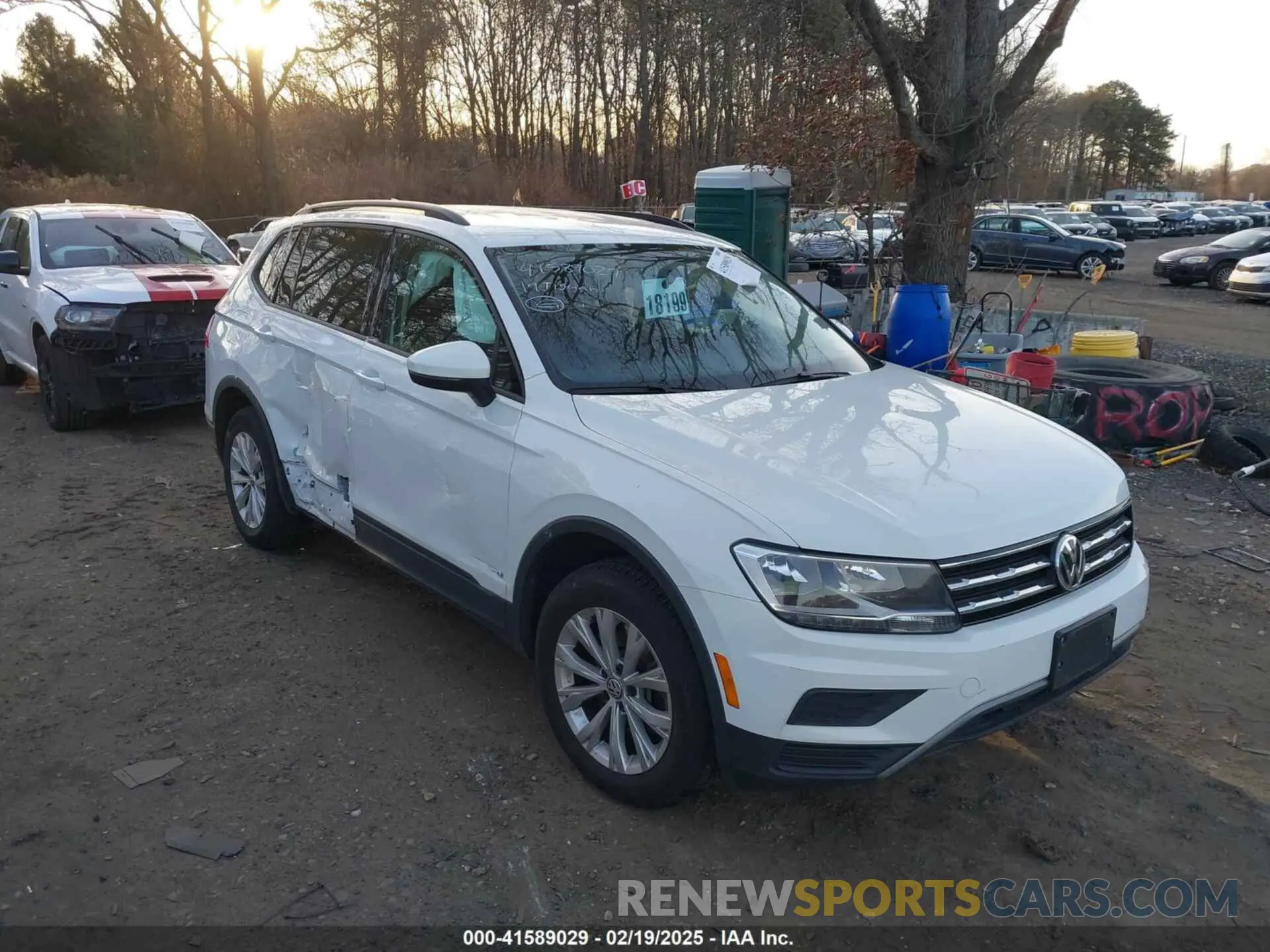 1 fotografías del automóvil dañado 3VV0B7AX6KM195490 VOLKSWAGEN TIGUAN 2019