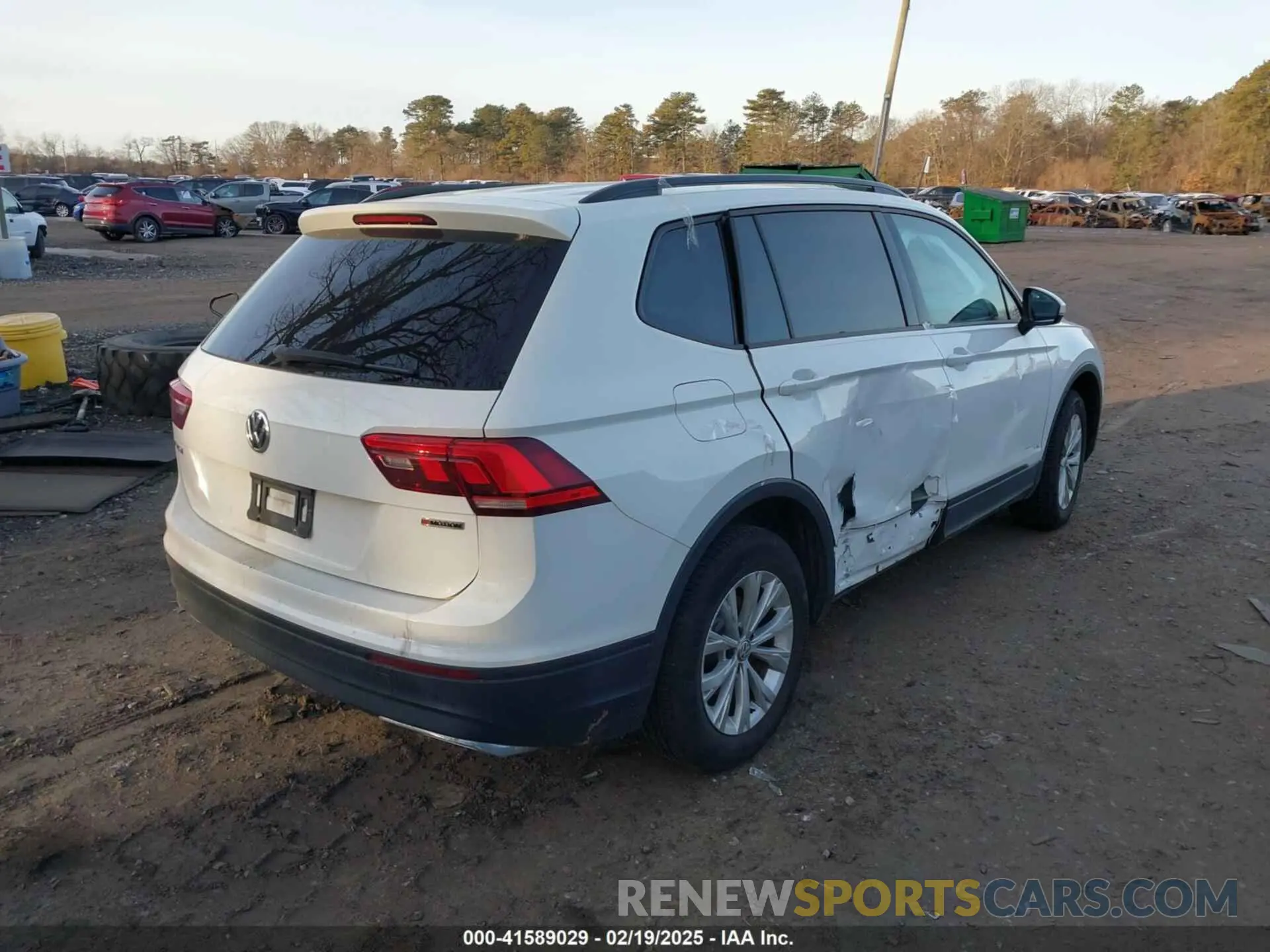 6 fotografías del automóvil dañado 3VV0B7AX6KM195490 VOLKSWAGEN TIGUAN 2019