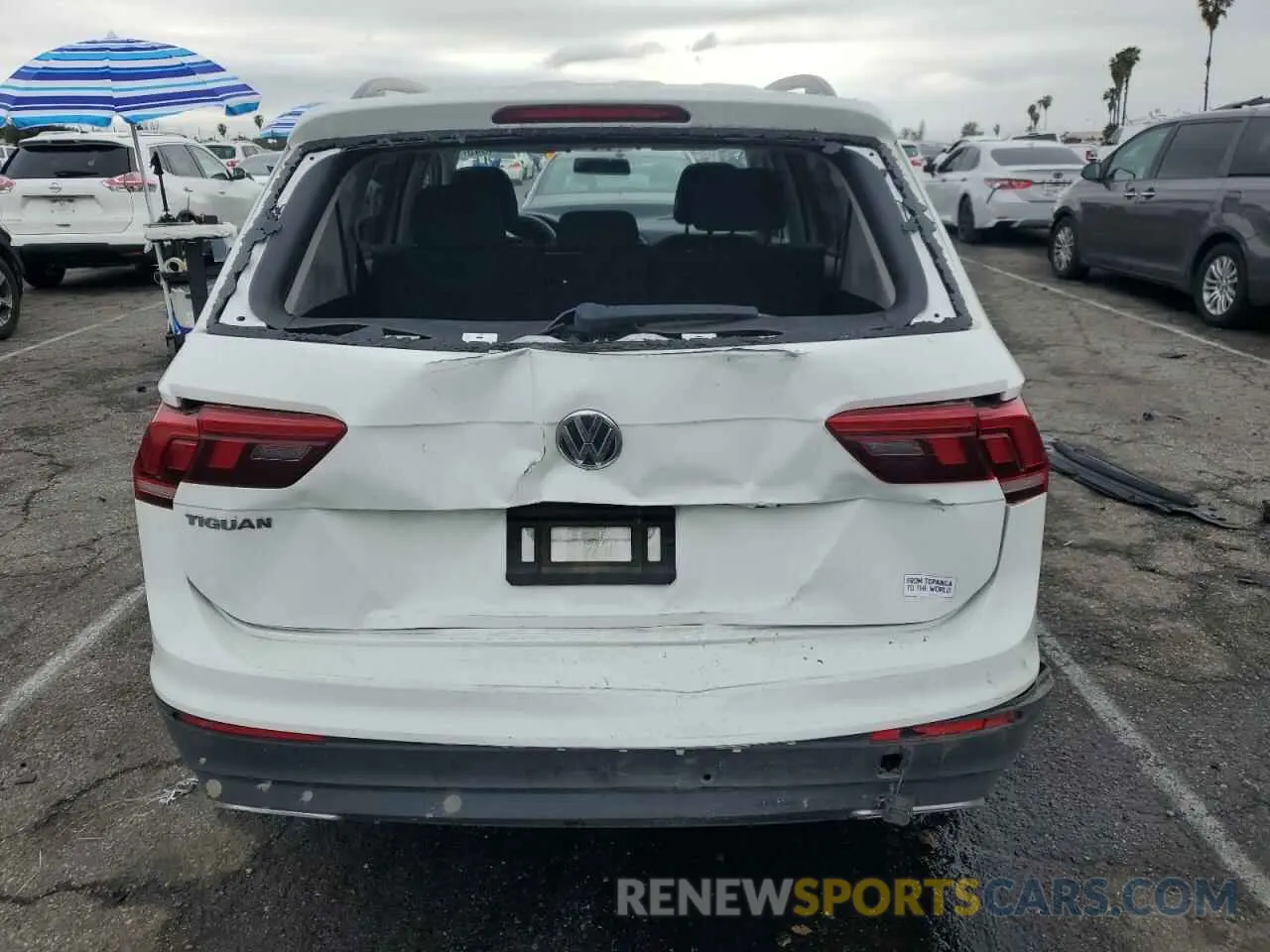 6 fotografías del automóvil dañado 3VV1B7AX1KM177516 VOLKSWAGEN TIGUAN 2019