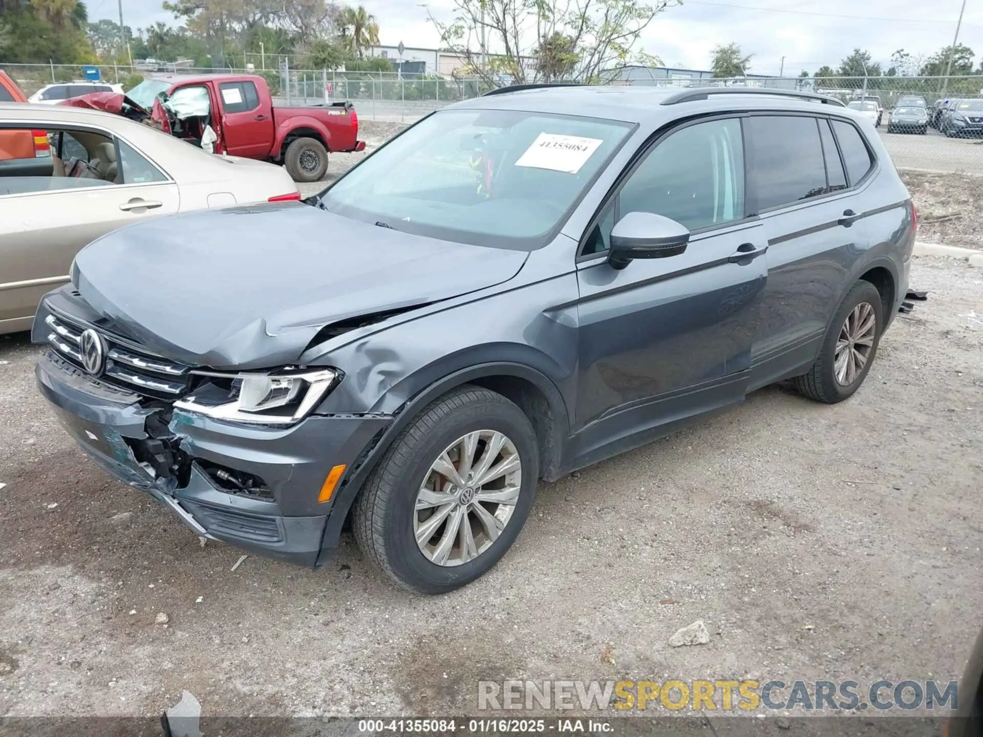 2 fotografías del automóvil dañado 3VV1B7AX3KM047494 VOLKSWAGEN TIGUAN 2019