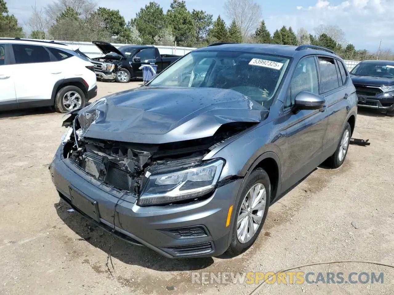 1 fotografías del automóvil dañado 3VV1B7AX5KM163781 VOLKSWAGEN TIGUAN 2019