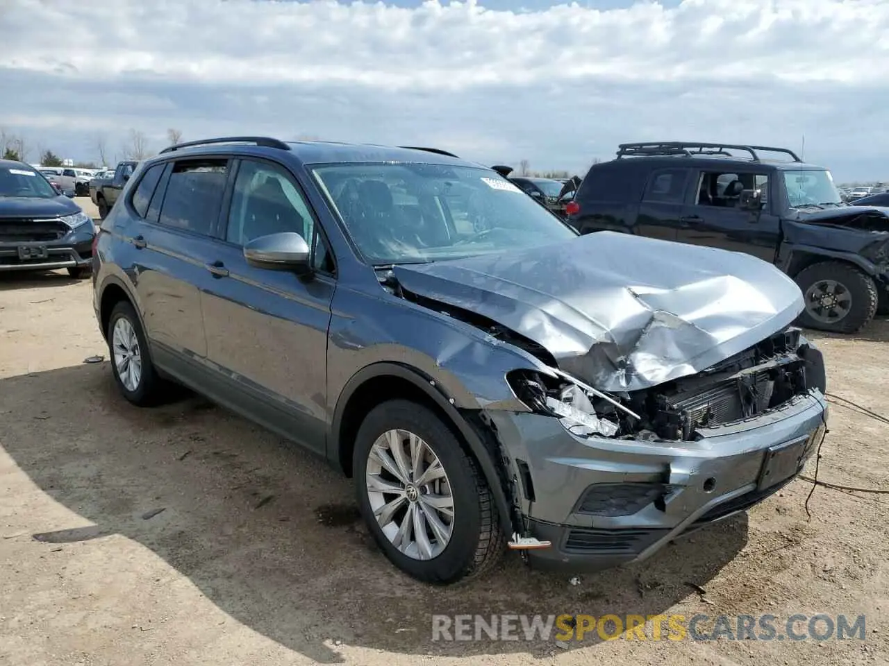 4 fotografías del automóvil dañado 3VV1B7AX5KM163781 VOLKSWAGEN TIGUAN 2019