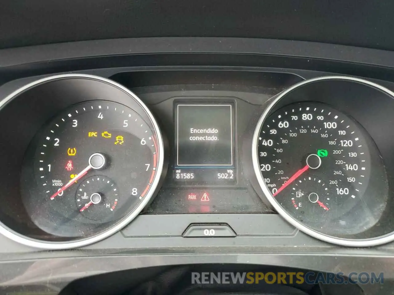 9 fotografías del automóvil dañado 3VV1B7AX5KM163781 VOLKSWAGEN TIGUAN 2019