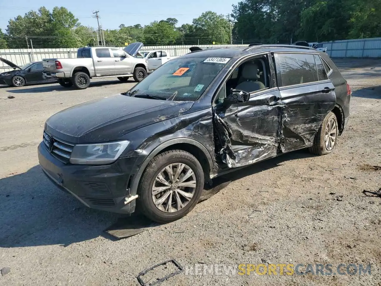 1 fotografías del automóvil dañado 3VV1B7AX9KM055163 VOLKSWAGEN TIGUAN 2019