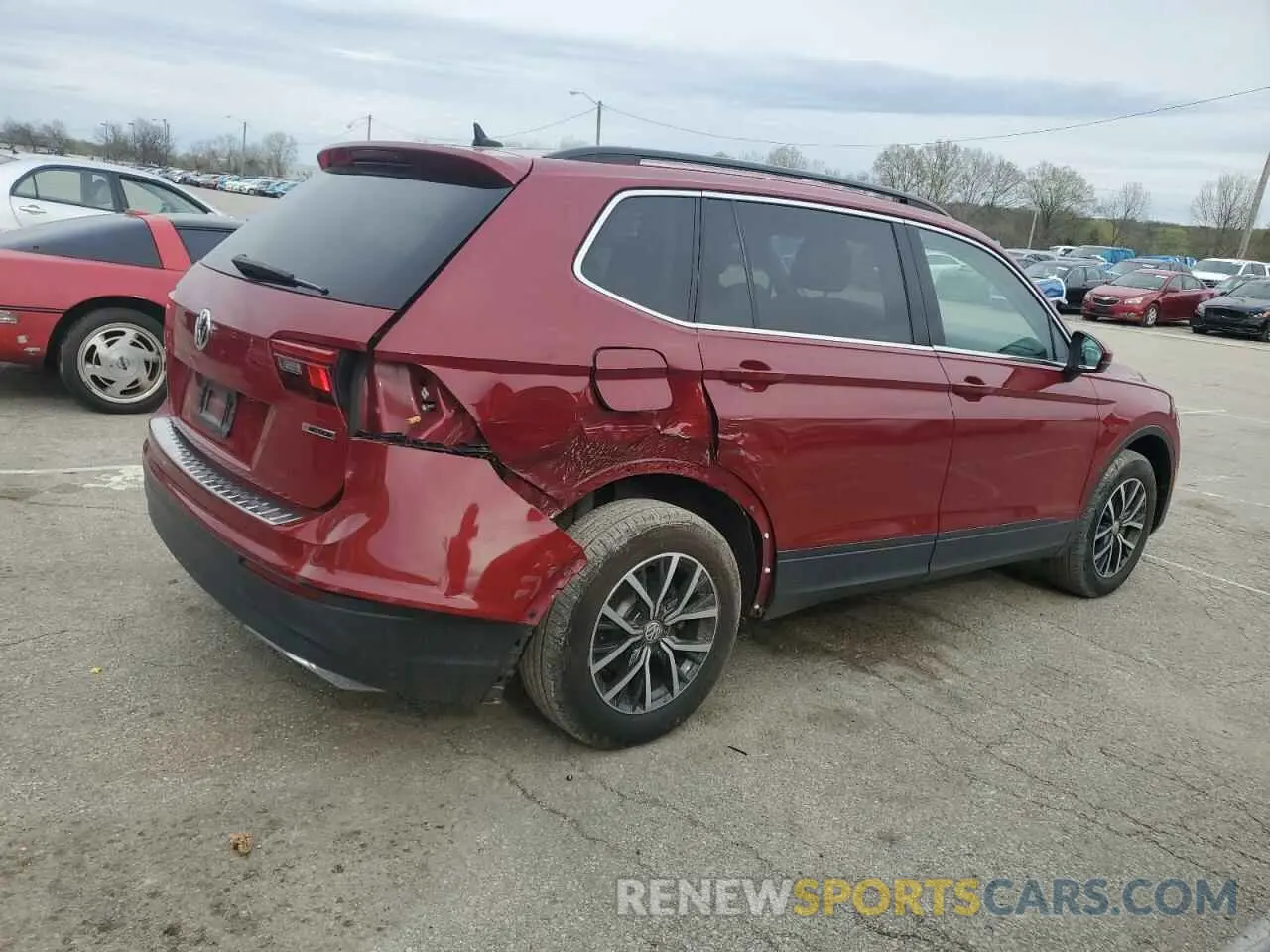 3 fotografías del automóvil dañado 3VV2B7AX0KM141613 VOLKSWAGEN TIGUAN 2019