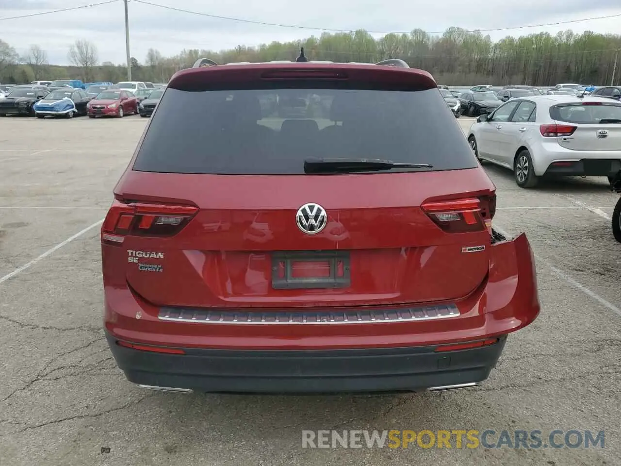 6 fotografías del automóvil dañado 3VV2B7AX0KM141613 VOLKSWAGEN TIGUAN 2019