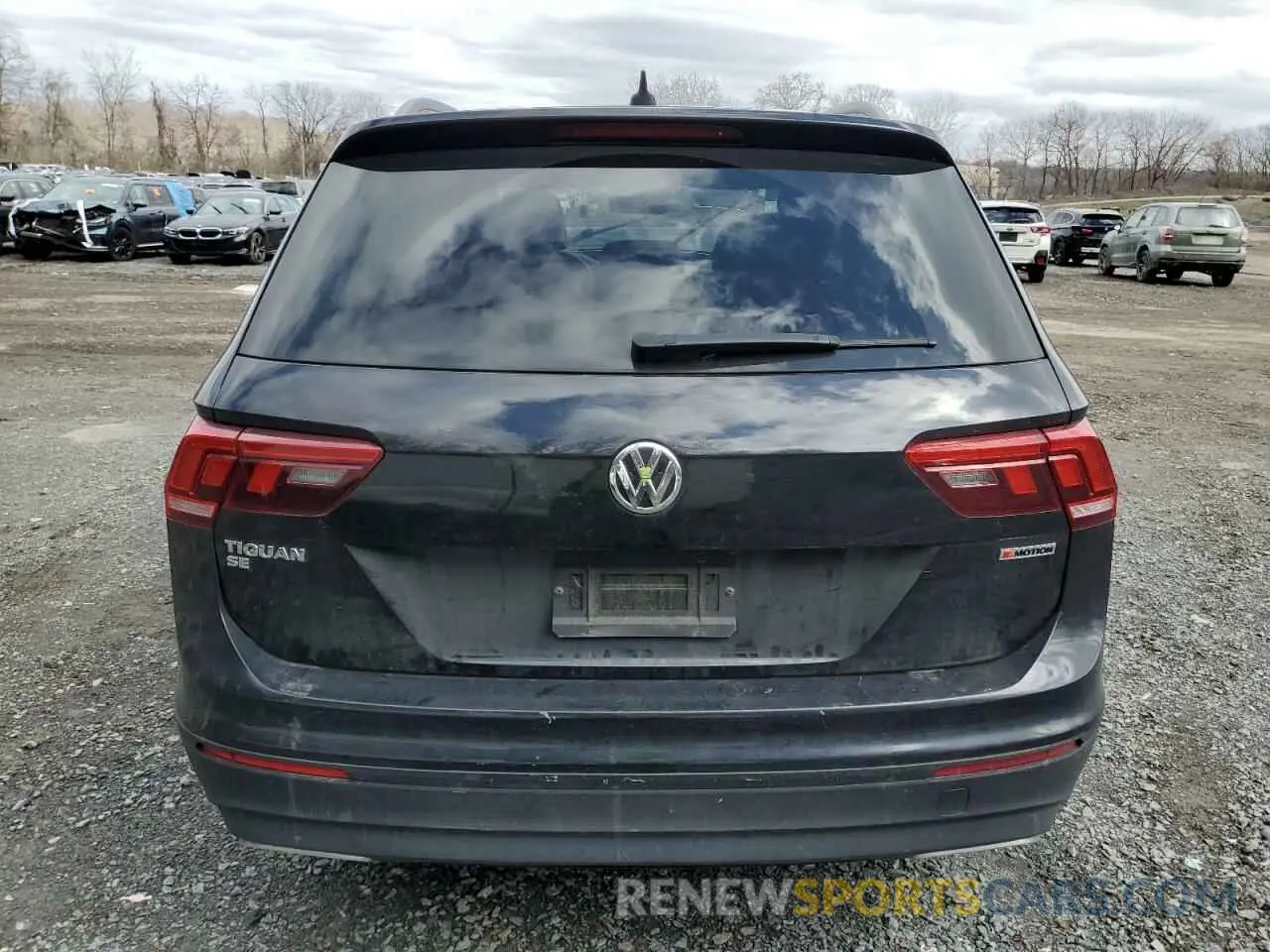 6 fotografías del automóvil dañado 3VV2B7AX1KM076075 VOLKSWAGEN TIGUAN 2019