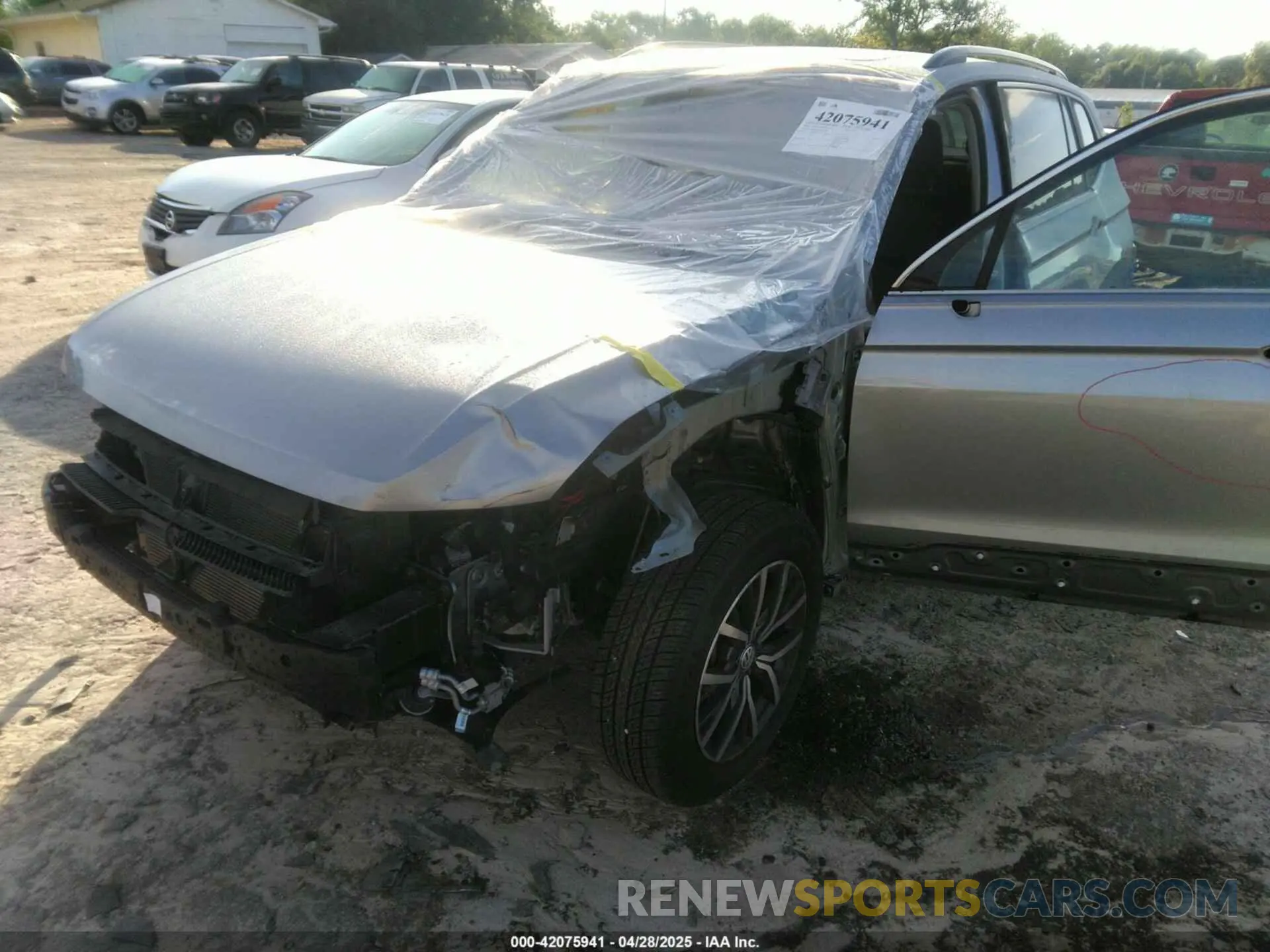 6 fotografías del automóvil dañado 3VV2B7AX1KM188293 VOLKSWAGEN TIGUAN 2019
