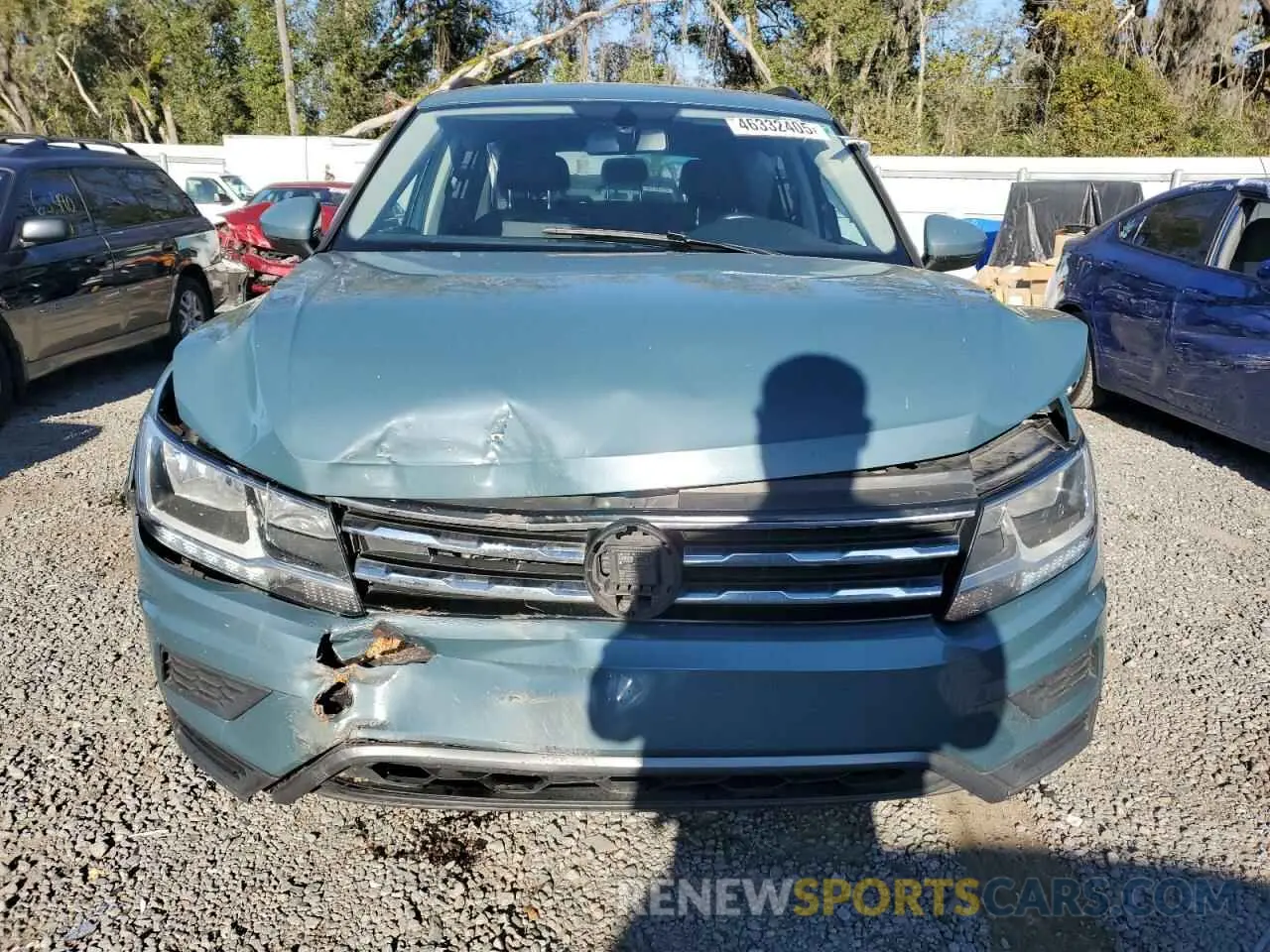 5 fotografías del automóvil dañado 3VV2B7AX2KM159692 VOLKSWAGEN TIGUAN 2019
