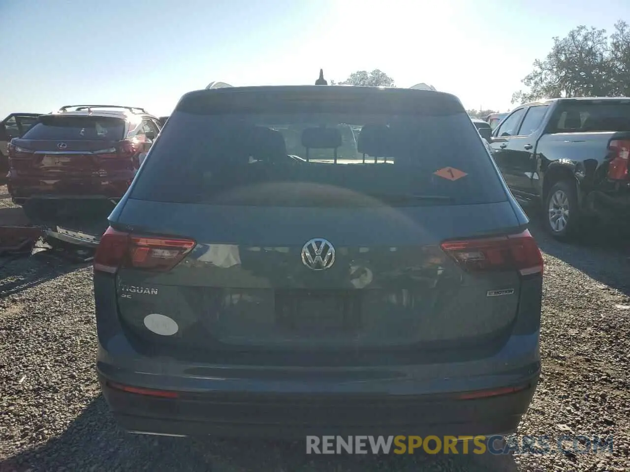 6 fotografías del automóvil dañado 3VV2B7AX2KM159692 VOLKSWAGEN TIGUAN 2019