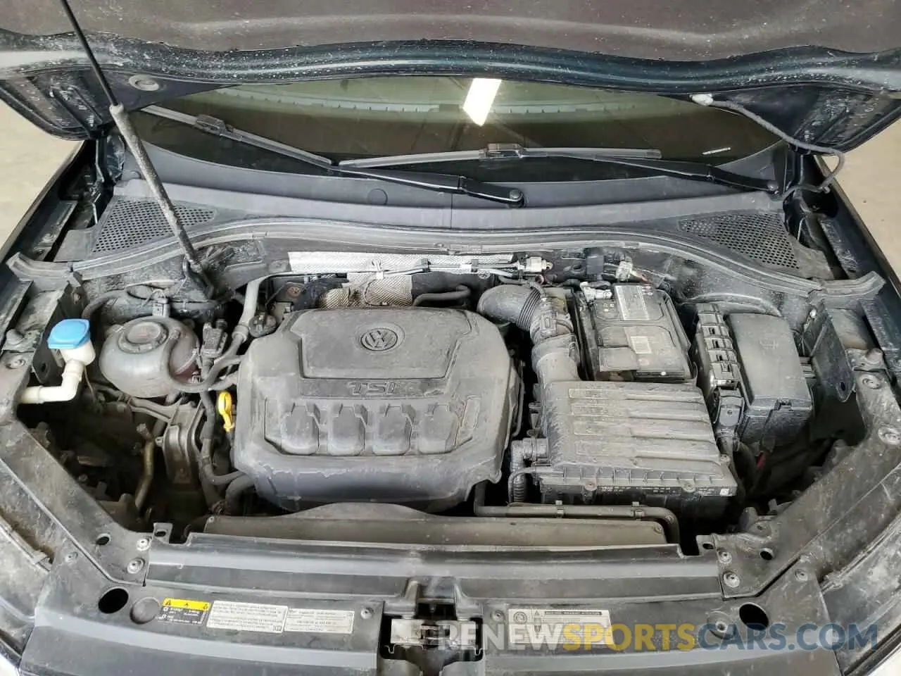 12 fotografías del automóvil dañado 3VV2B7AX5KM035318 VOLKSWAGEN TIGUAN 2019