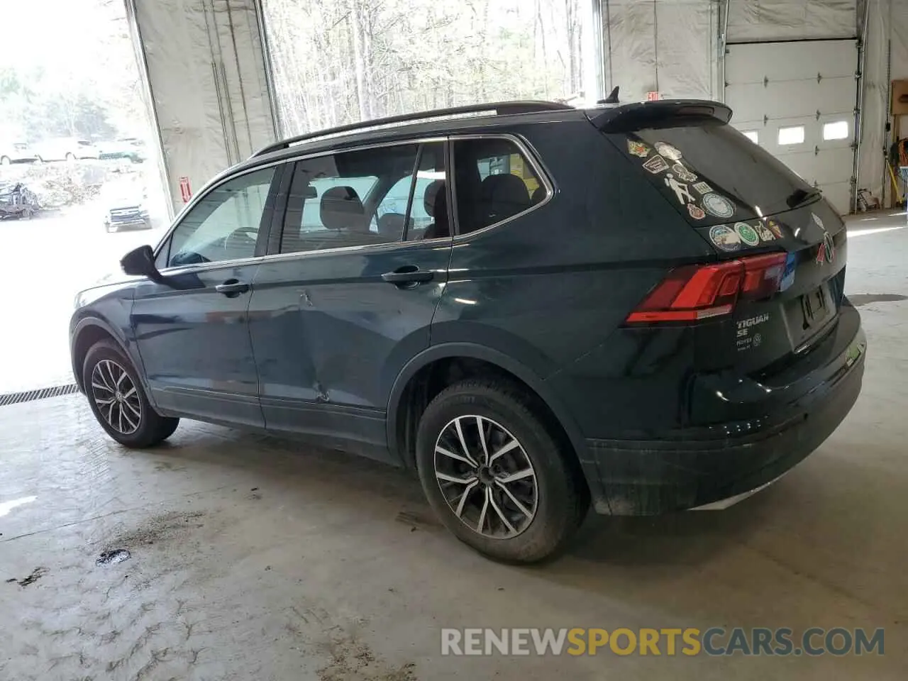 2 fotografías del automóvil dañado 3VV2B7AX5KM035318 VOLKSWAGEN TIGUAN 2019