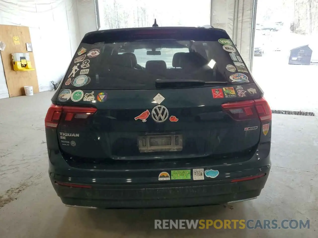 6 fotografías del automóvil dañado 3VV2B7AX5KM035318 VOLKSWAGEN TIGUAN 2019