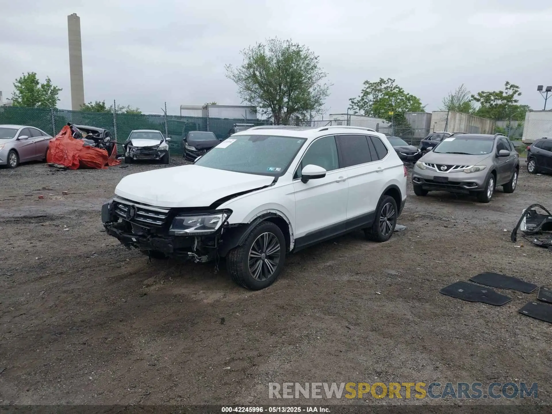 2 fotografías del automóvil dañado 3VV2B7AX5KM052653 VOLKSWAGEN TIGUAN 2019