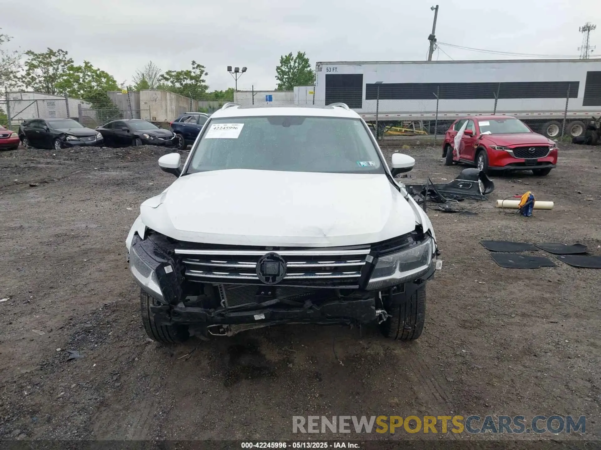 6 fotografías del automóvil dañado 3VV2B7AX5KM052653 VOLKSWAGEN TIGUAN 2019
