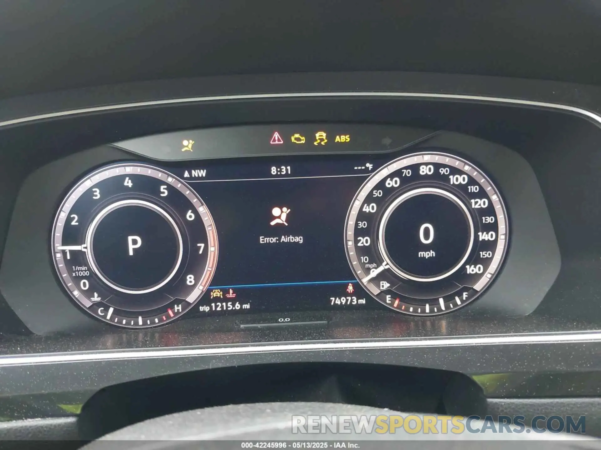 7 fotografías del automóvil dañado 3VV2B7AX5KM052653 VOLKSWAGEN TIGUAN 2019