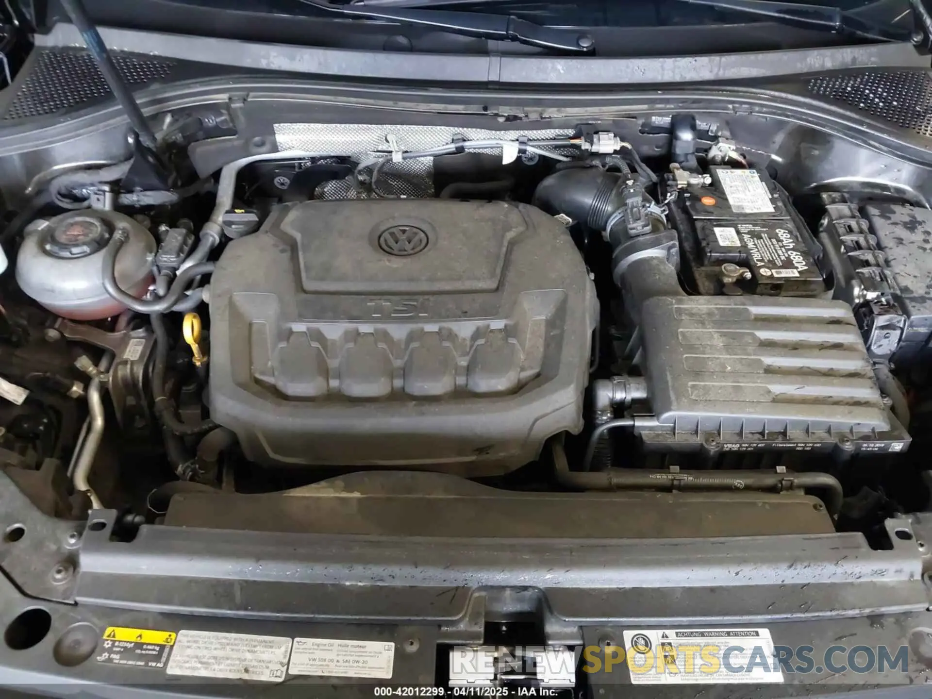 10 fotografías del automóvil dañado 3VV2B7AX5KM074555 VOLKSWAGEN TIGUAN 2019