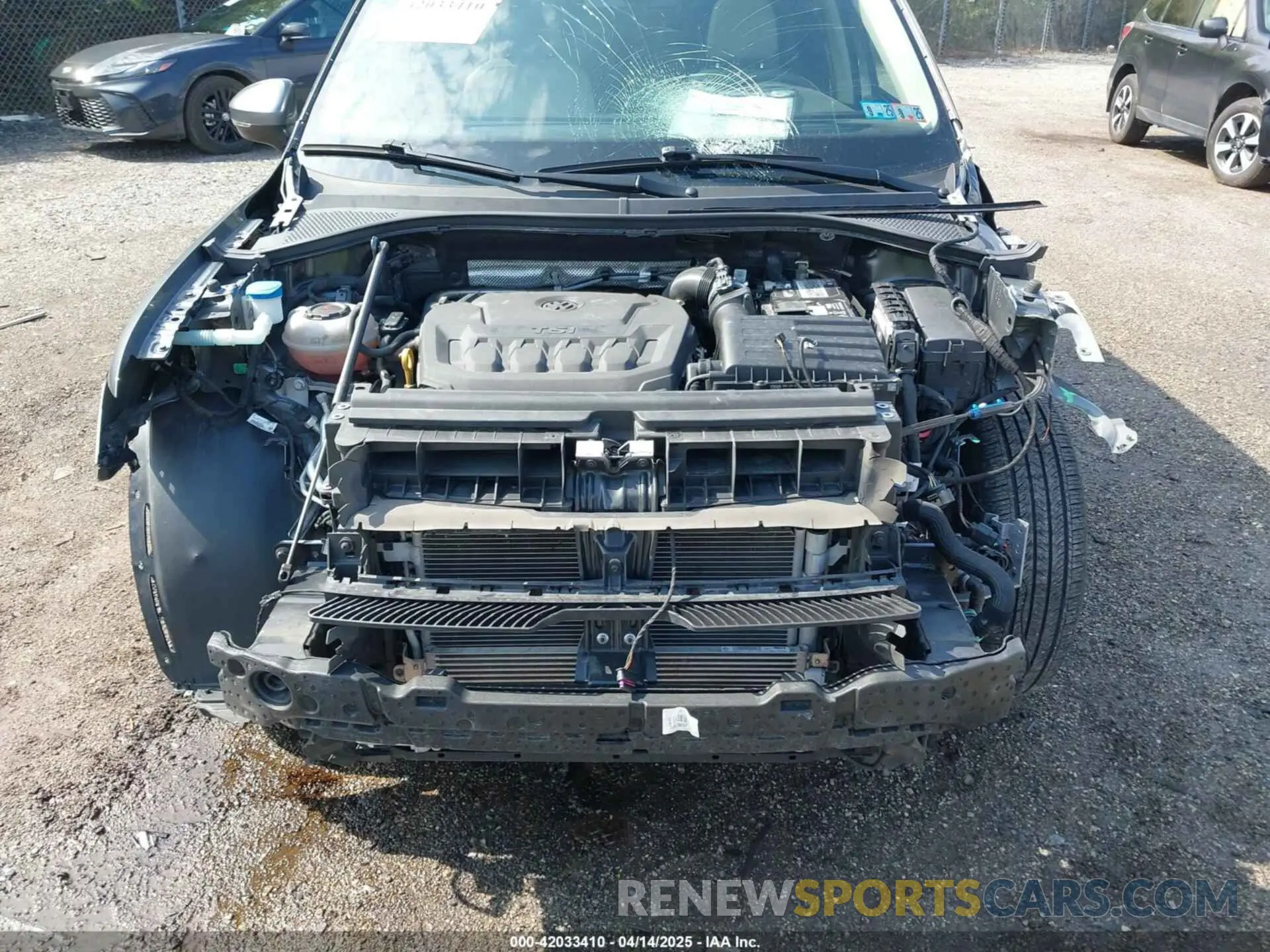 6 fotografías del automóvil dañado 3VV2B7AX5KM198454 VOLKSWAGEN TIGUAN 2019