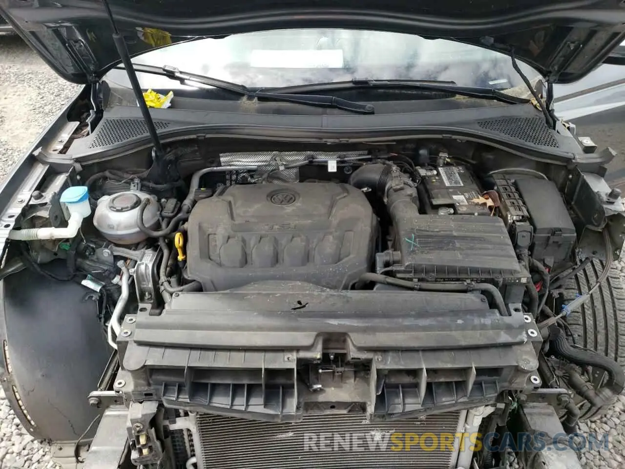 12 fotografías del automóvil dañado 3VV2B7AX6KM165060 VOLKSWAGEN TIGUAN 2019