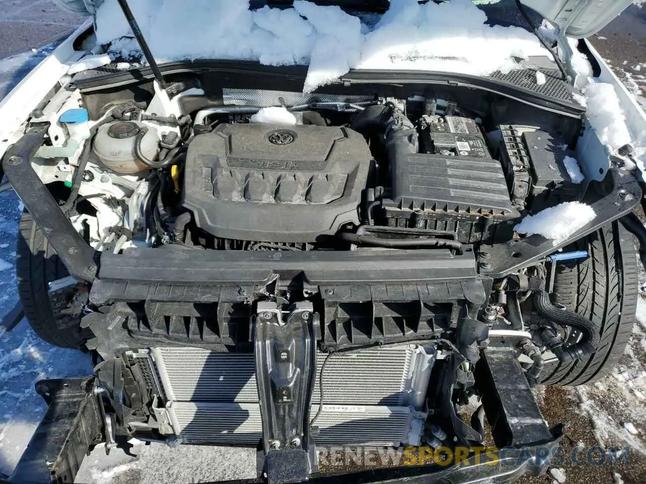 12 fotografías del automóvil dañado 3VV2B7AX6KM179699 VOLKSWAGEN TIGUAN 2019