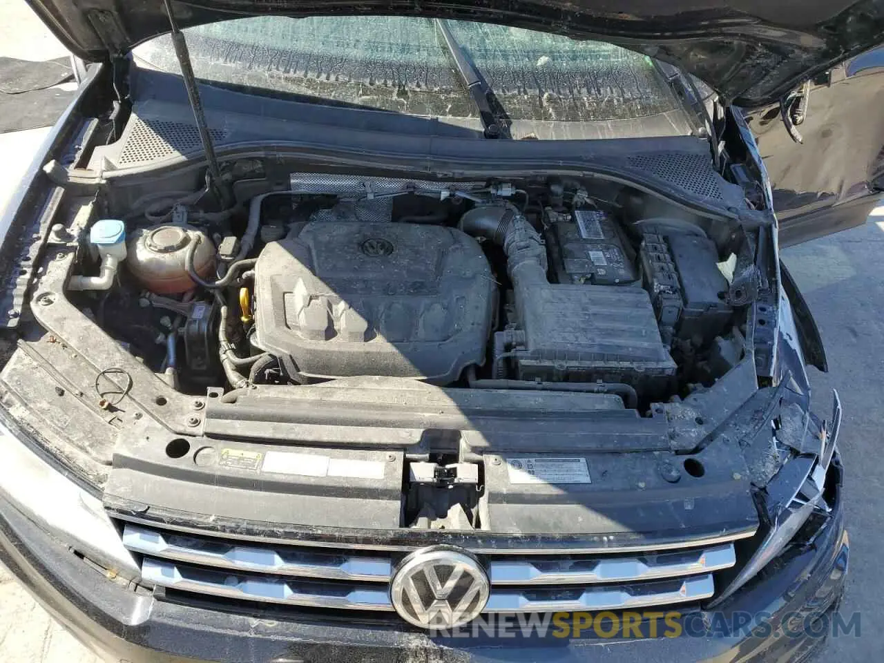 14 fotografías del automóvil dañado 3VV2B7AX7KM053027 VOLKSWAGEN TIGUAN 2019