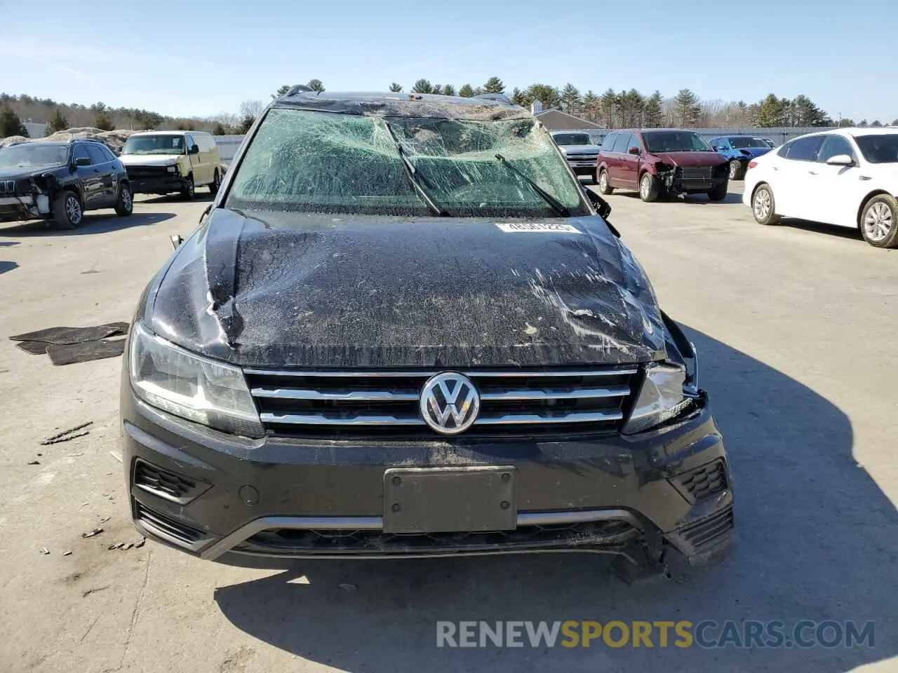5 fotografías del automóvil dañado 3VV2B7AX7KM053027 VOLKSWAGEN TIGUAN 2019