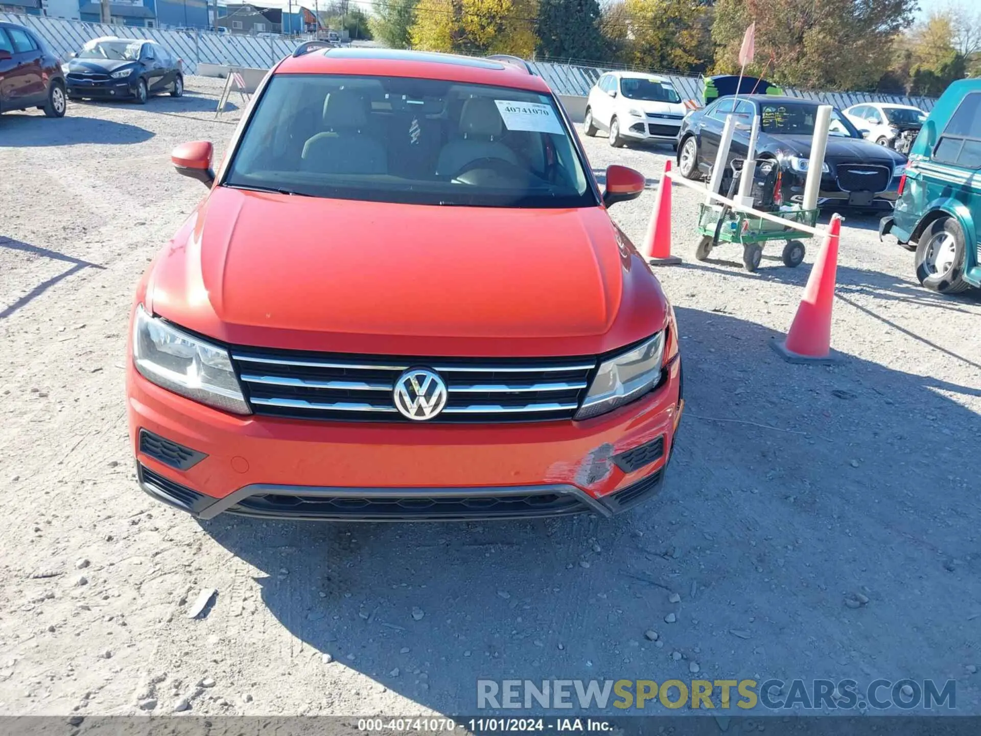 12 fotografías del automóvil dañado 3VV2B7AX7KM108320 VOLKSWAGEN TIGUAN 2019