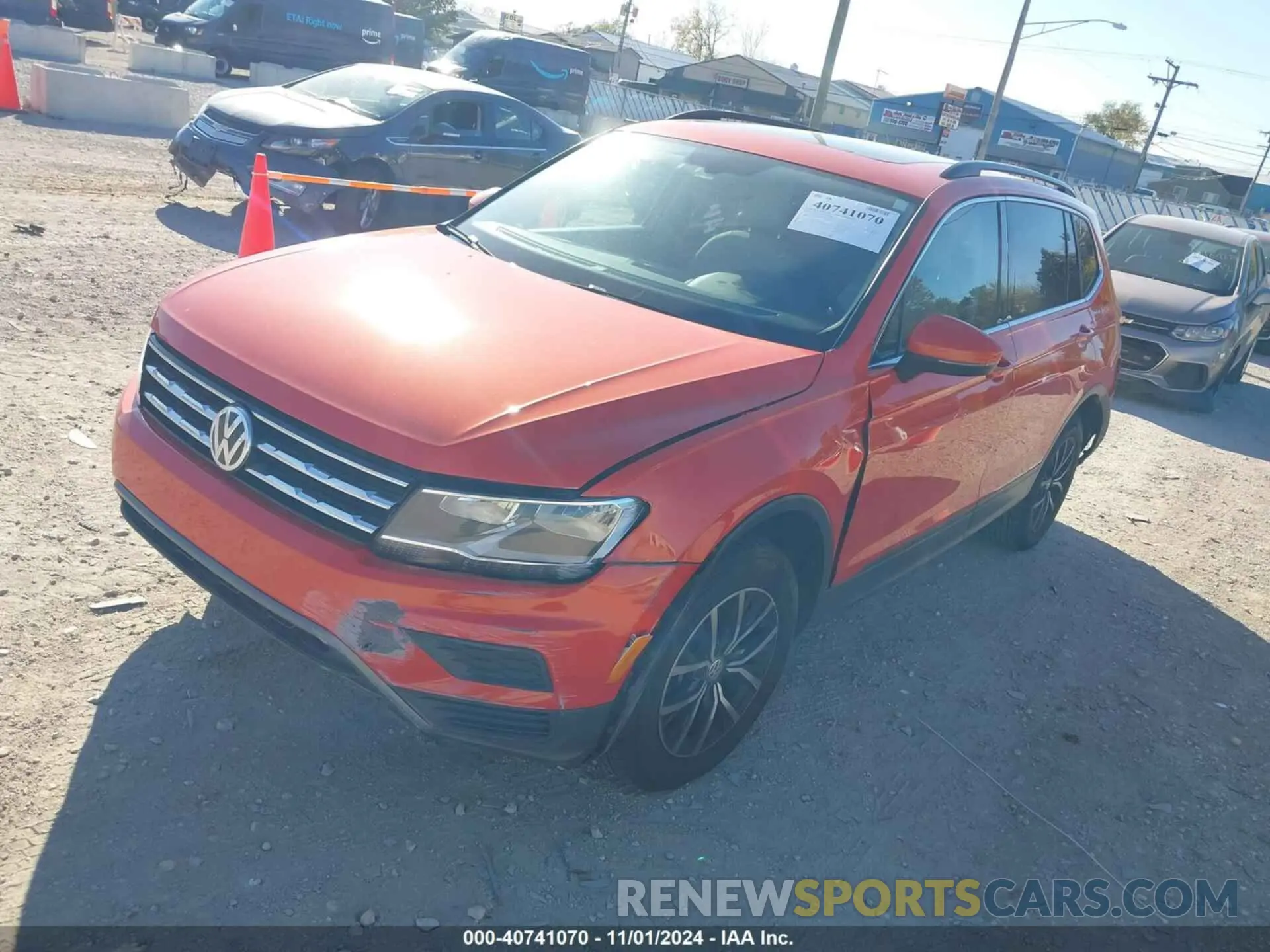 2 fotografías del automóvil dañado 3VV2B7AX7KM108320 VOLKSWAGEN TIGUAN 2019