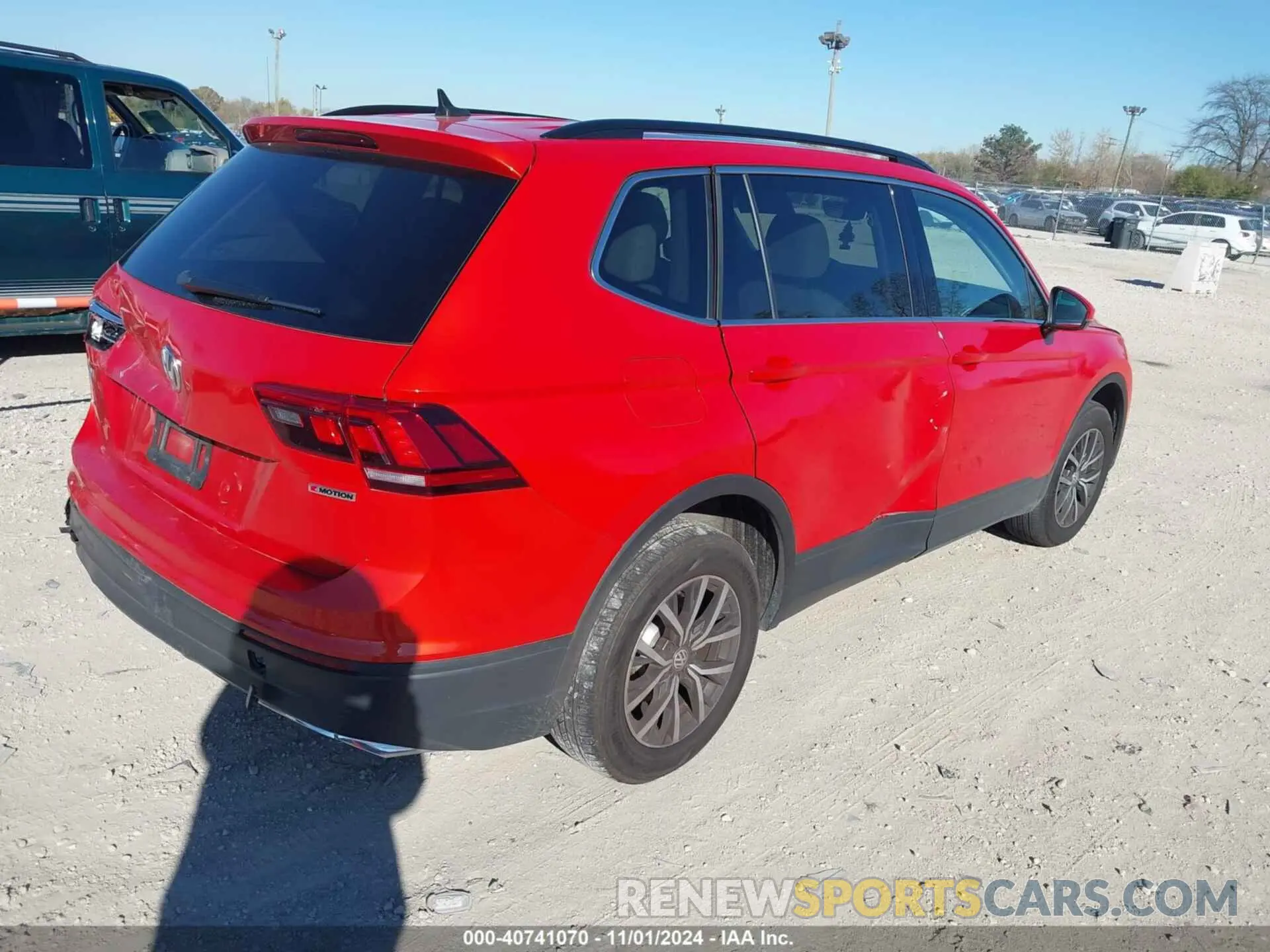 4 fotografías del automóvil dañado 3VV2B7AX7KM108320 VOLKSWAGEN TIGUAN 2019