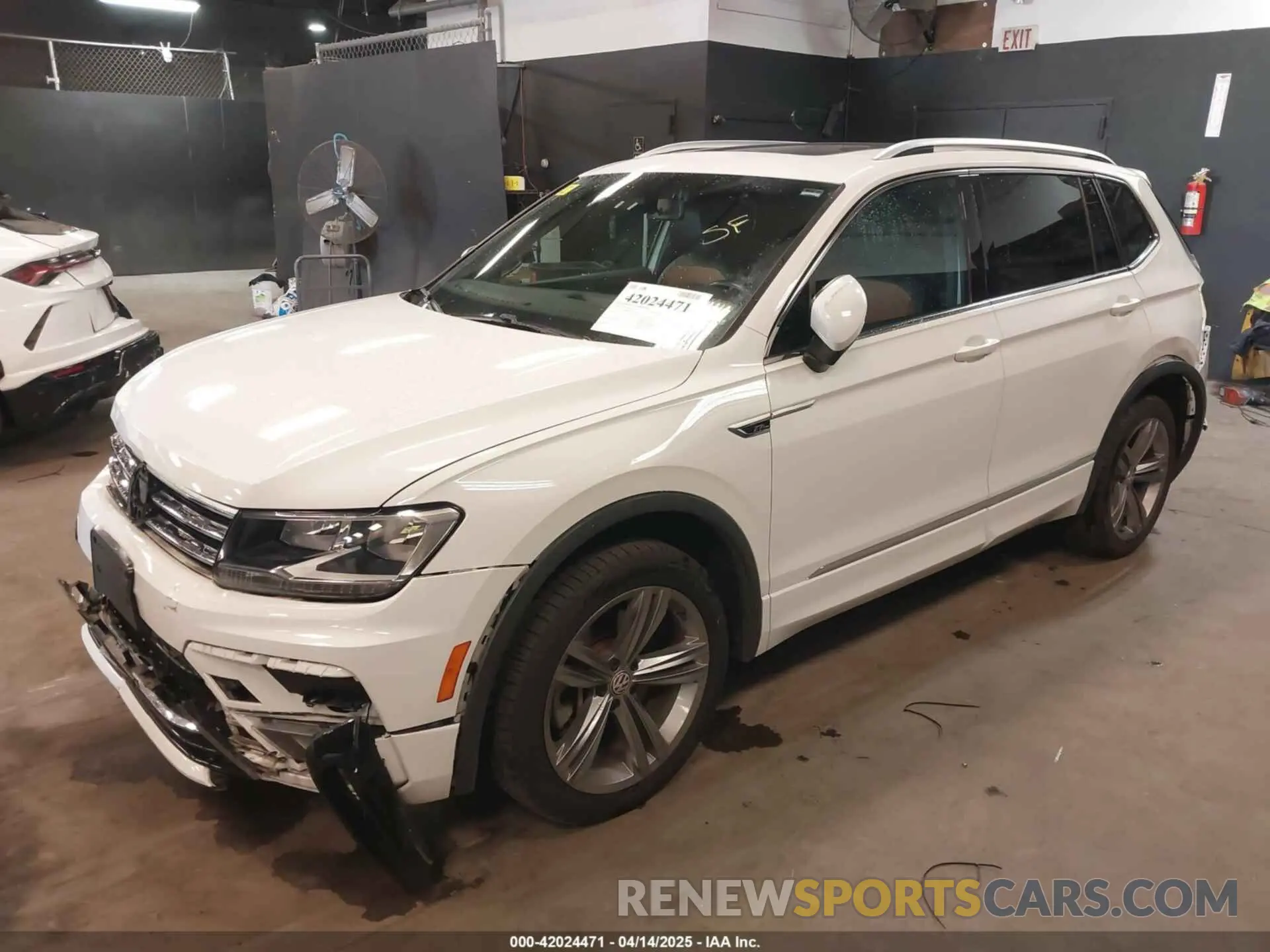 2 fotografías del automóvil dañado 3VV2B7AX8KM005679 VOLKSWAGEN TIGUAN 2019
