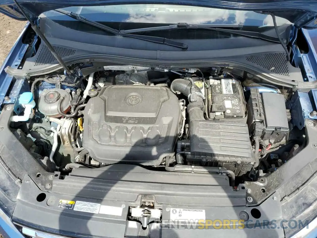 11 fotografías del automóvil dañado 3VV2B7AX8KM047706 VOLKSWAGEN TIGUAN 2019