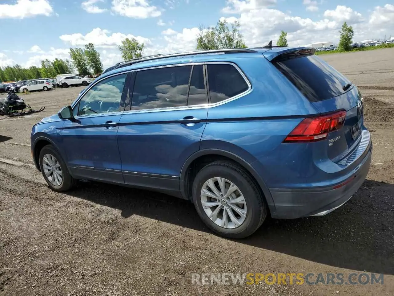 2 fotografías del automóvil dañado 3VV2B7AX8KM047706 VOLKSWAGEN TIGUAN 2019
