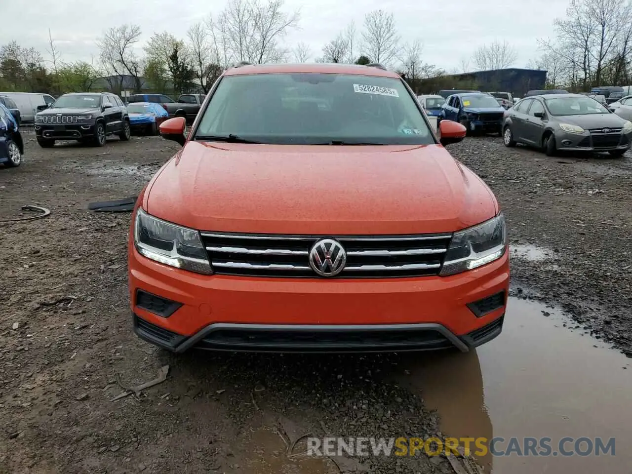 5 fotografías del automóvil dañado 3VV2B7AX8KM152231 VOLKSWAGEN TIGUAN 2019
