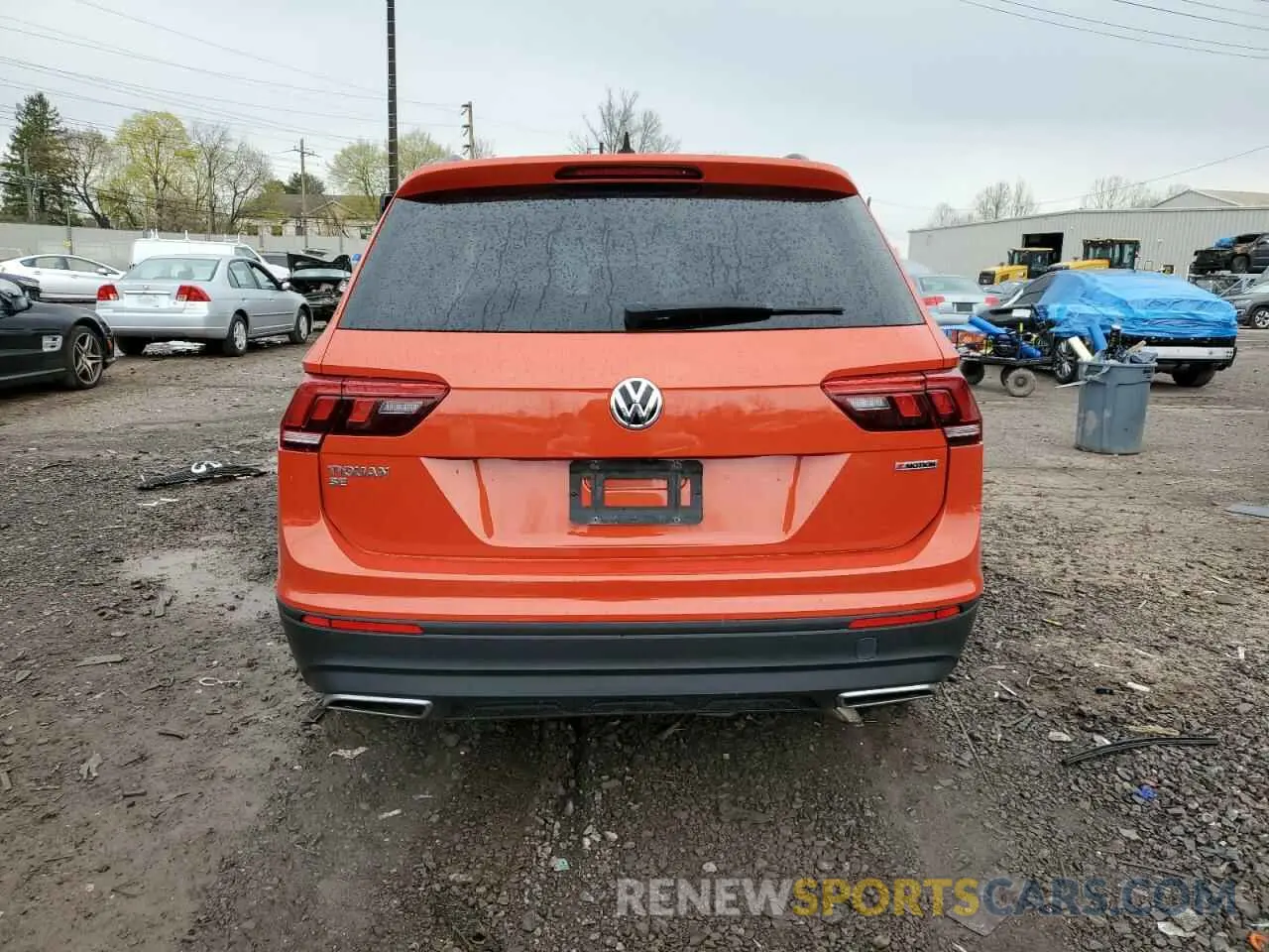 6 fotografías del automóvil dañado 3VV2B7AX8KM152231 VOLKSWAGEN TIGUAN 2019