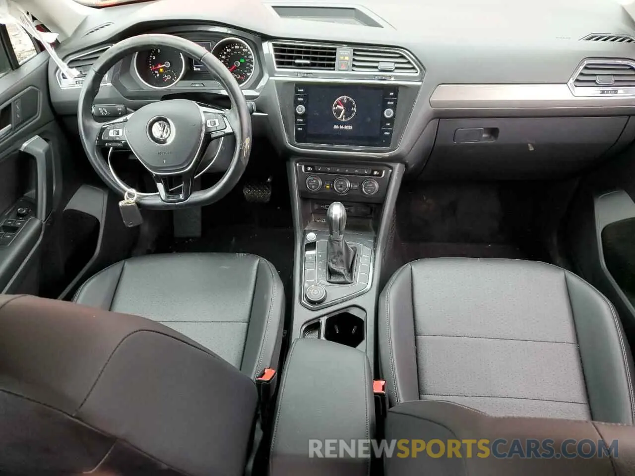 8 fotografías del automóvil dañado 3VV2B7AX8KM152231 VOLKSWAGEN TIGUAN 2019